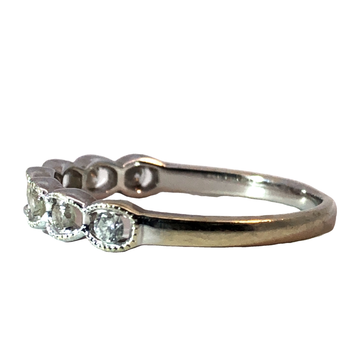18K Stackable Diamond Band