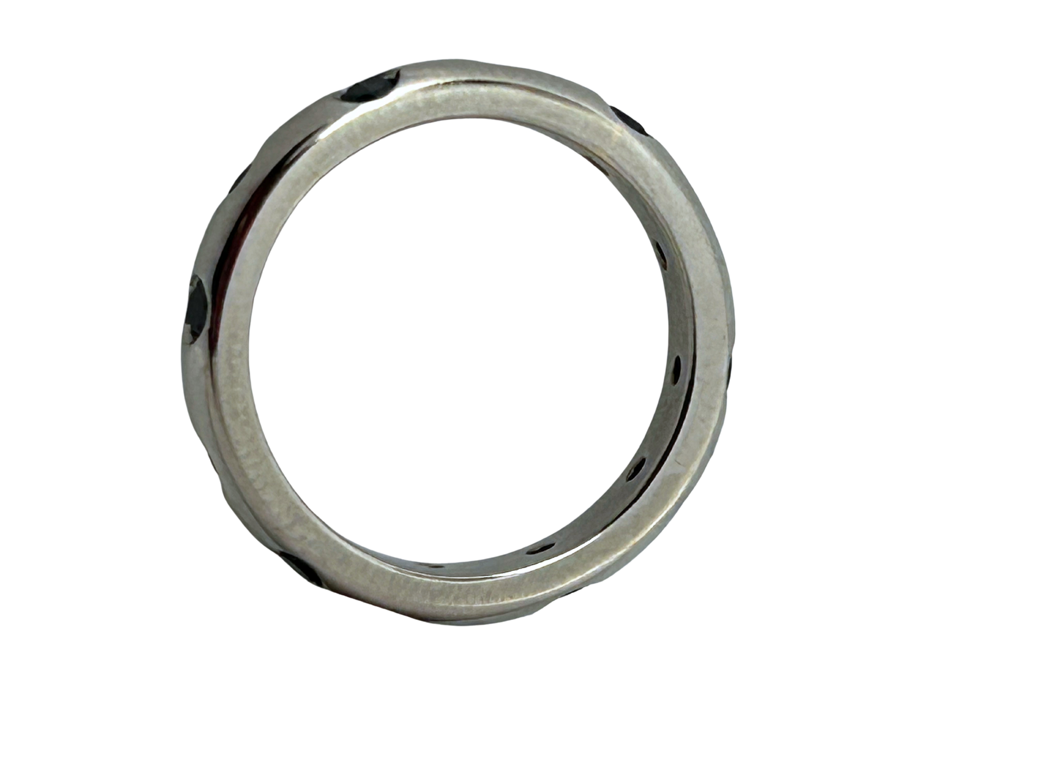 Black Diamond Eternity Band Ring