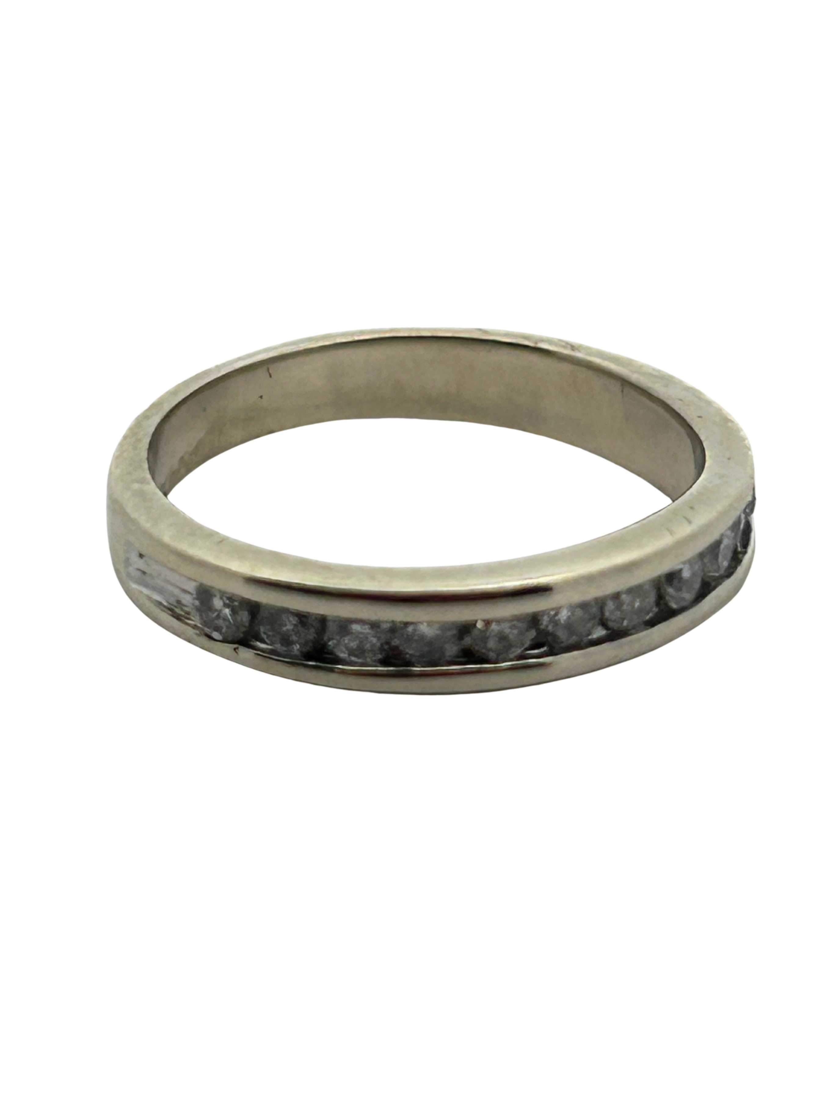 14K Diamond Band Ring
