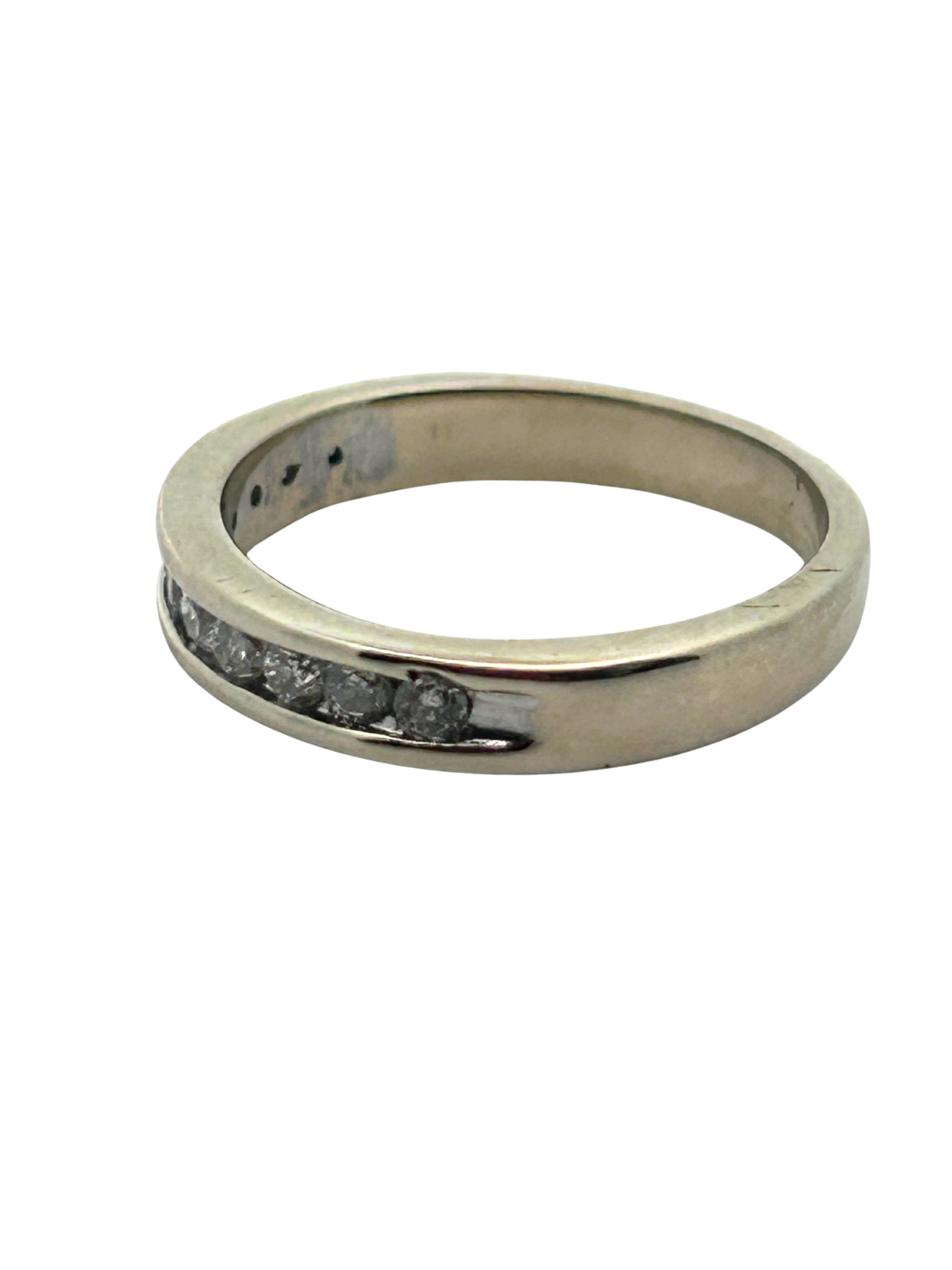 14K Diamond Band Ring