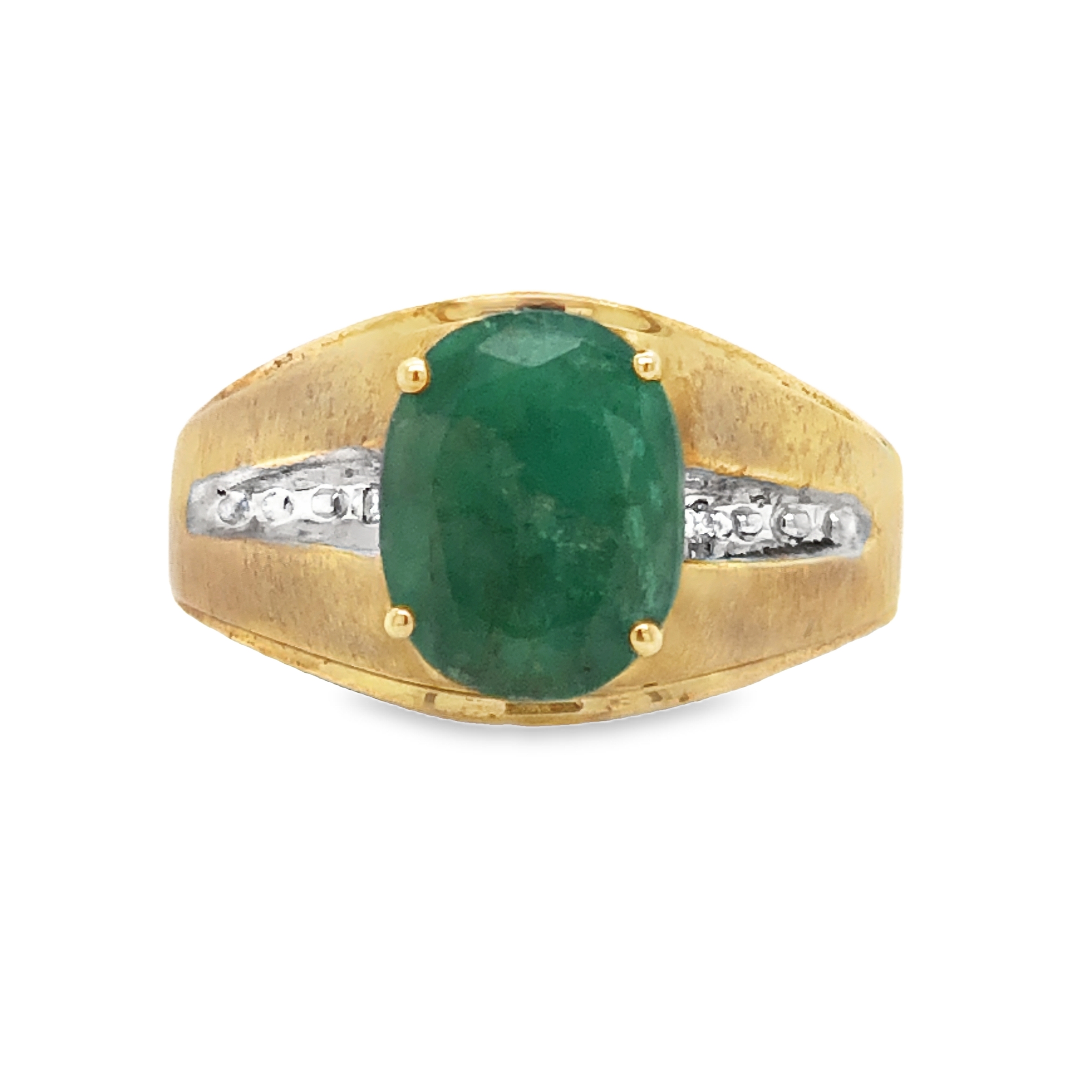 Emerald Diamond Ring