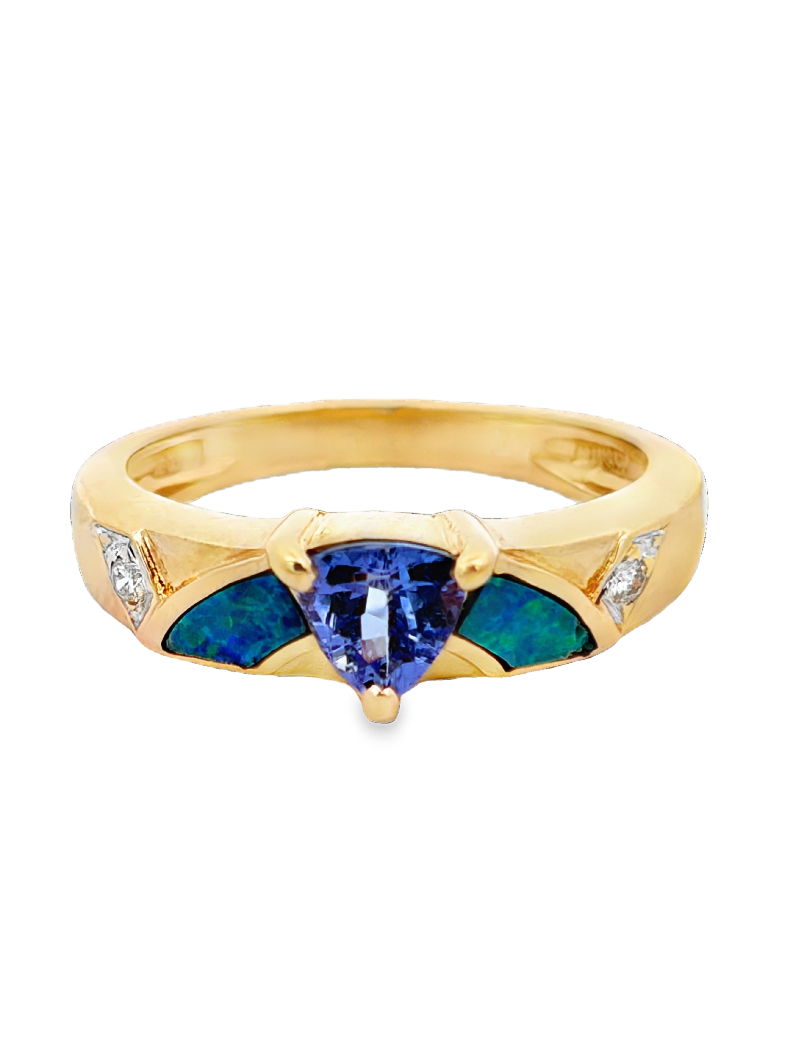 14k Tanzanite & Opal Ring
