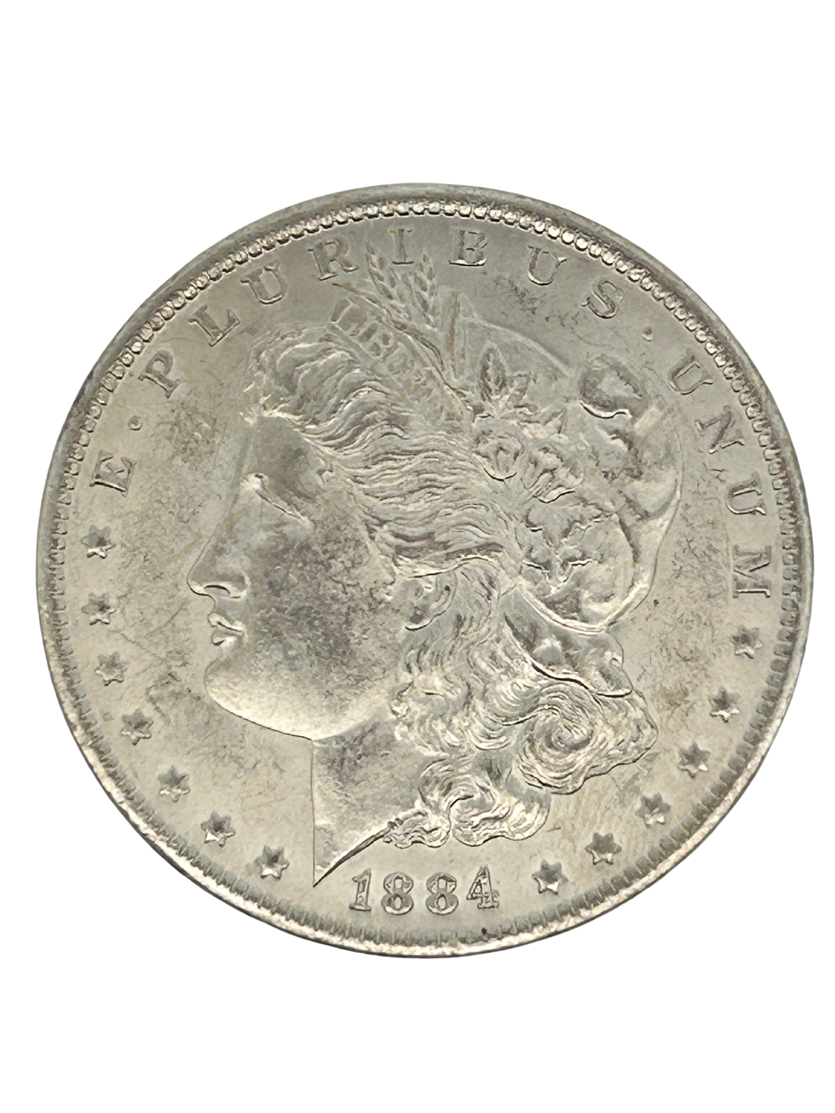 1884 O Morgan Silver Dollar BU