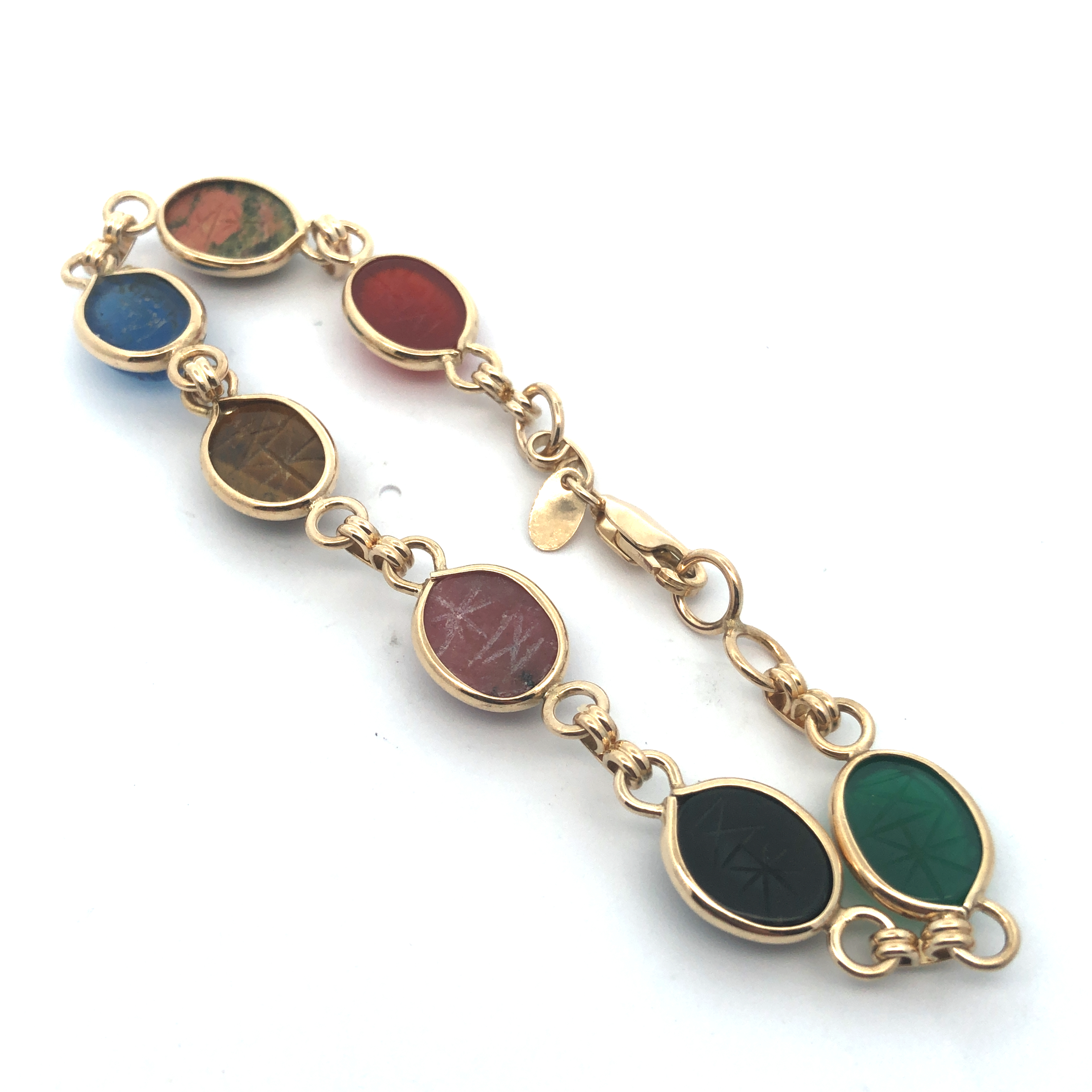 Egyptian Revival Scarab Bracelet