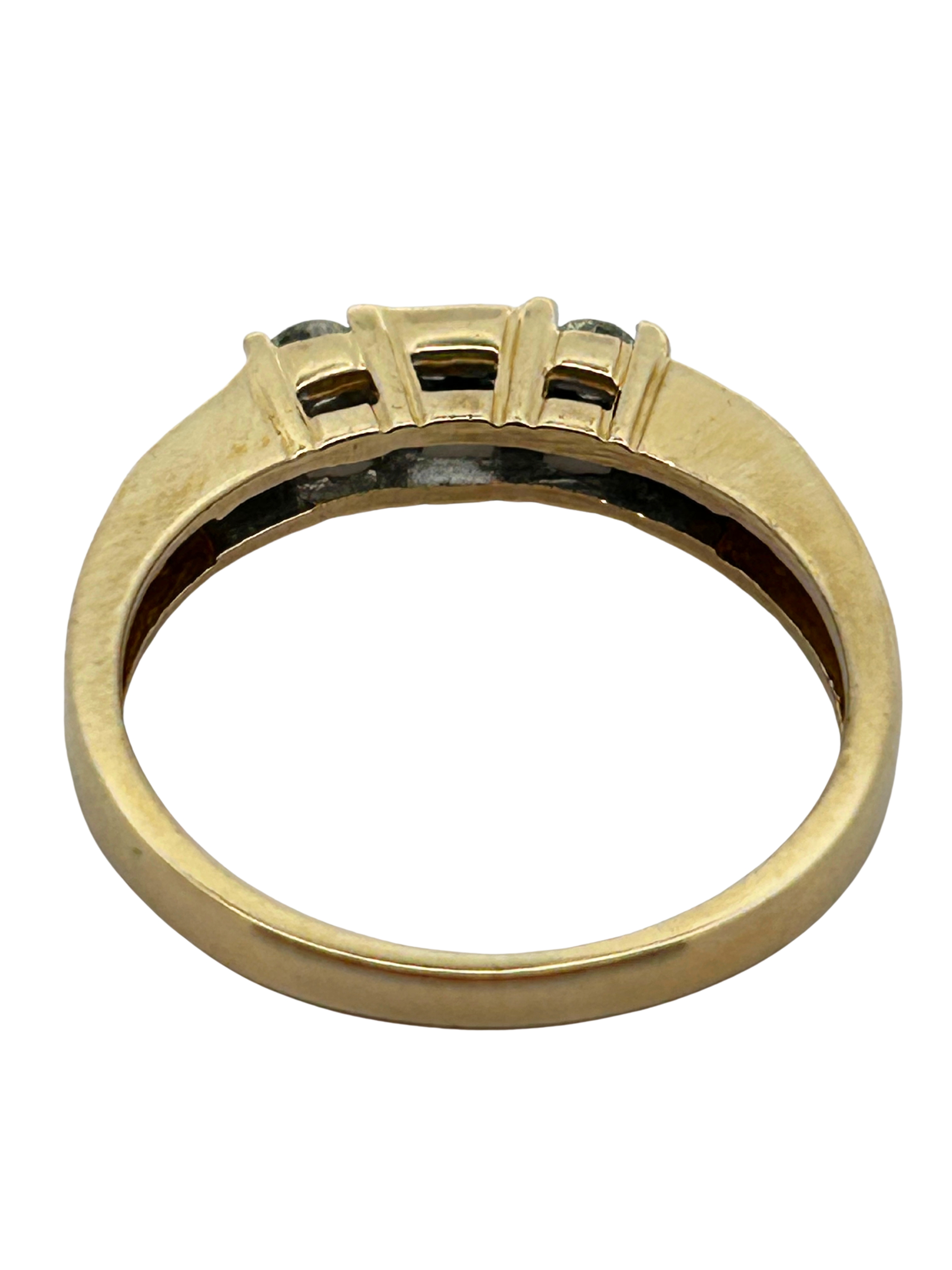 14K Diamond Band Ring