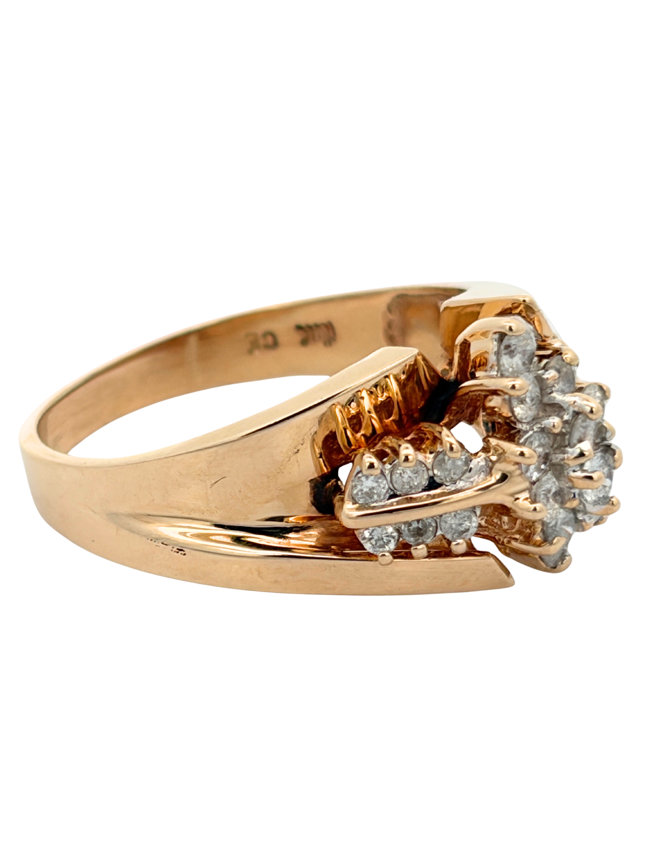Ladies 14K Diamond Ring