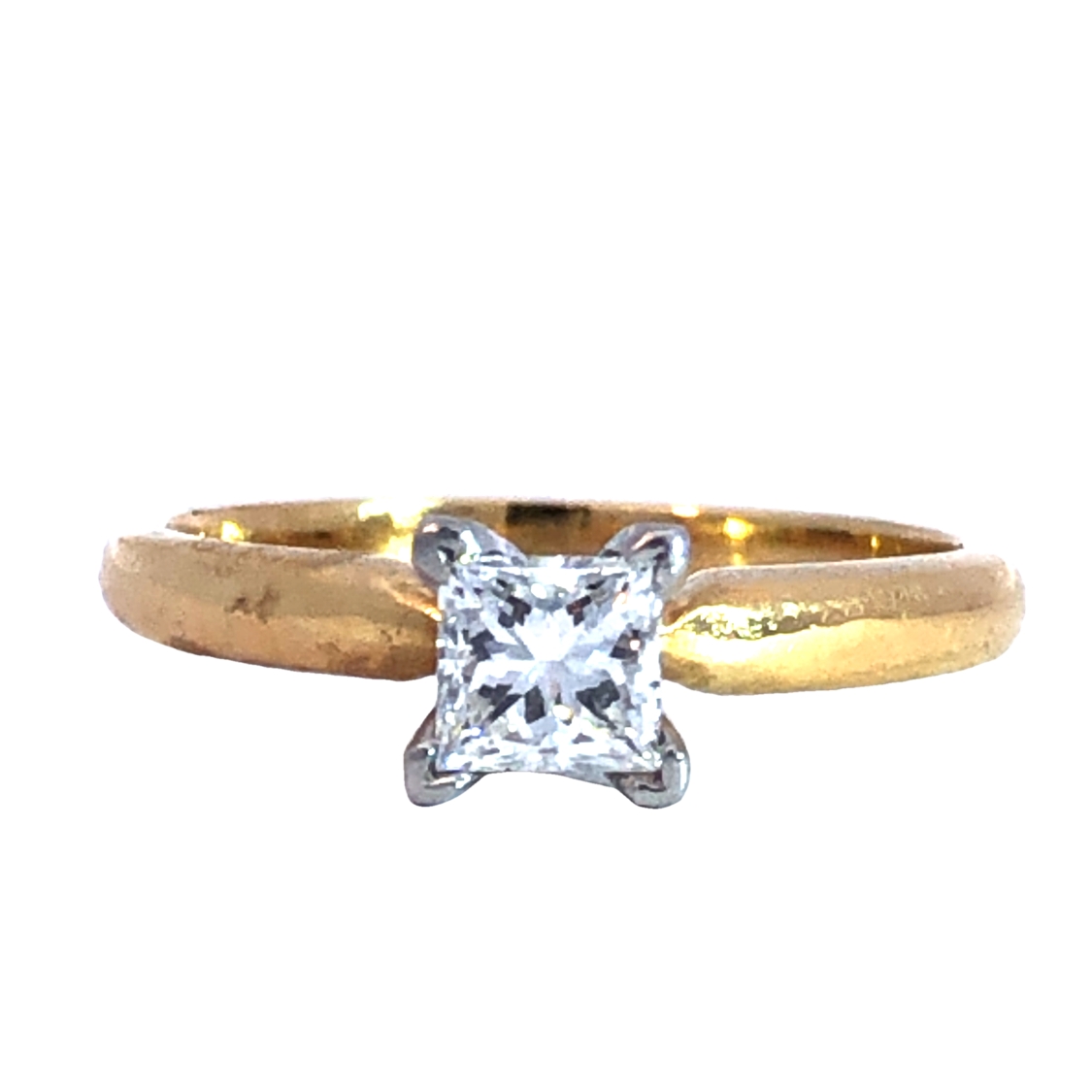 .48 Carat Princess Cut Diamond Engagement Ring, Zales Signature