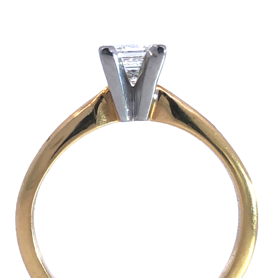 .48 Carat Princess Cut Diamond Engagement Ring, Zales Signature