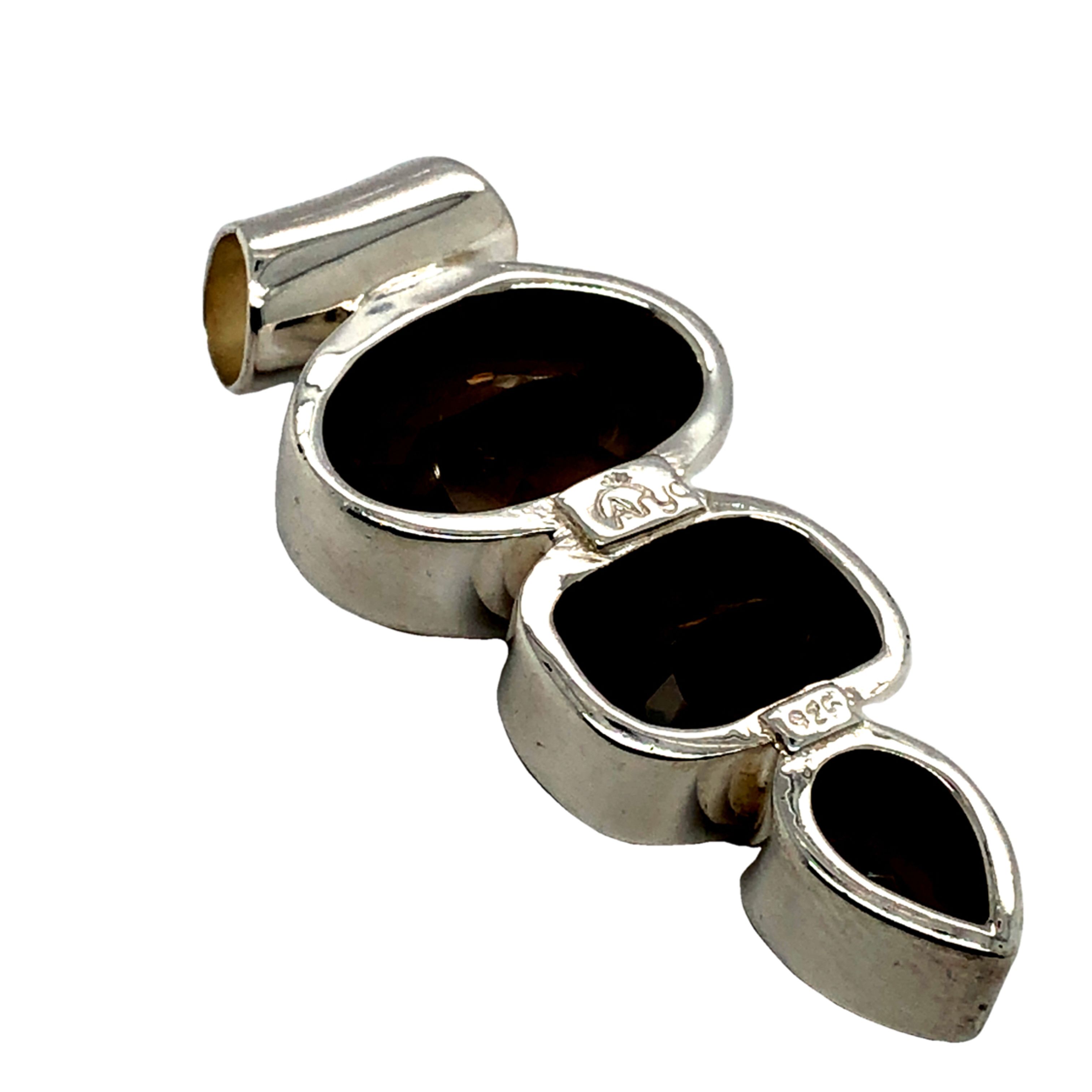 Smoky Topaz Pendant