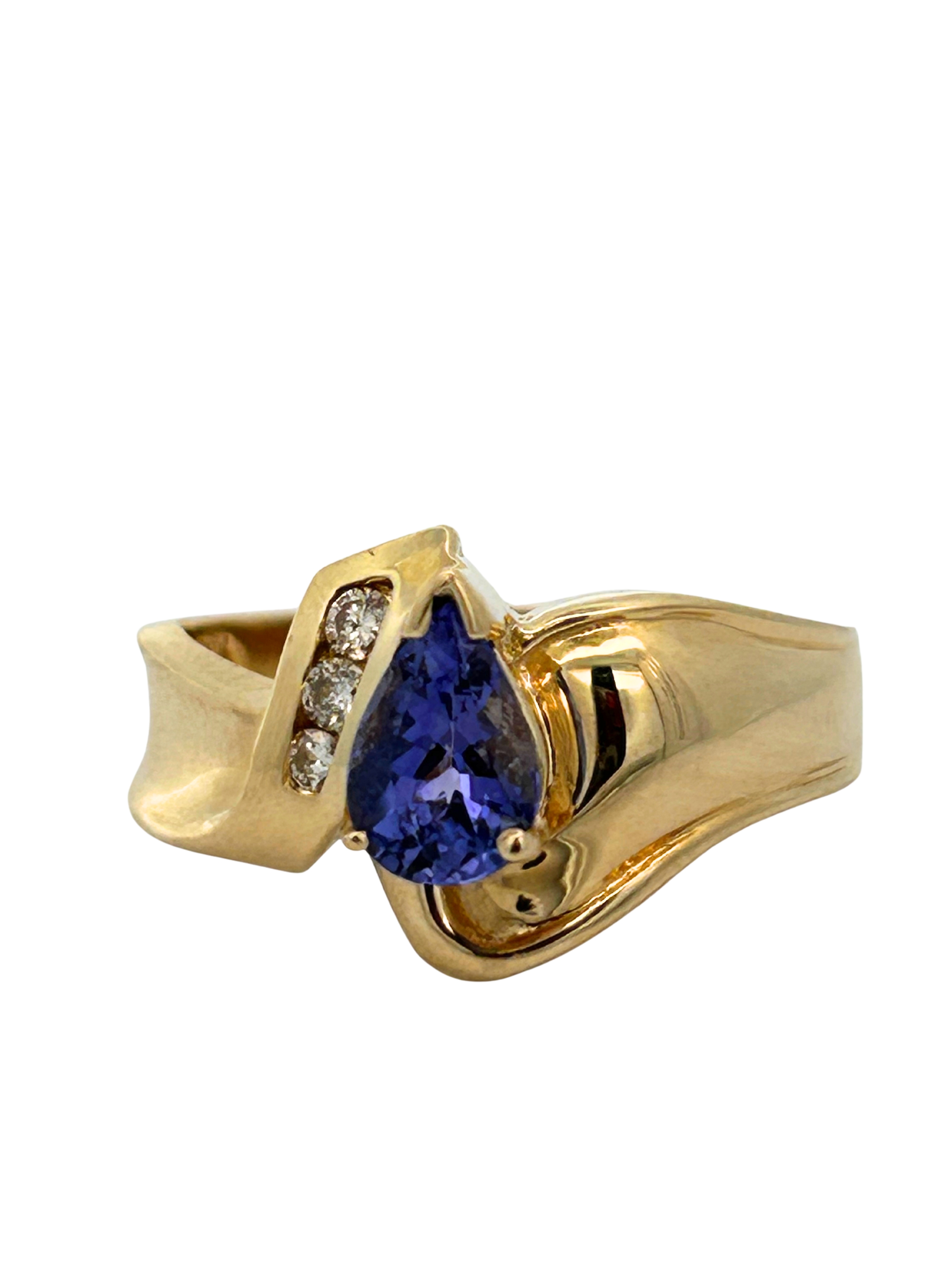 14K Tanzanite & Diamond Ring