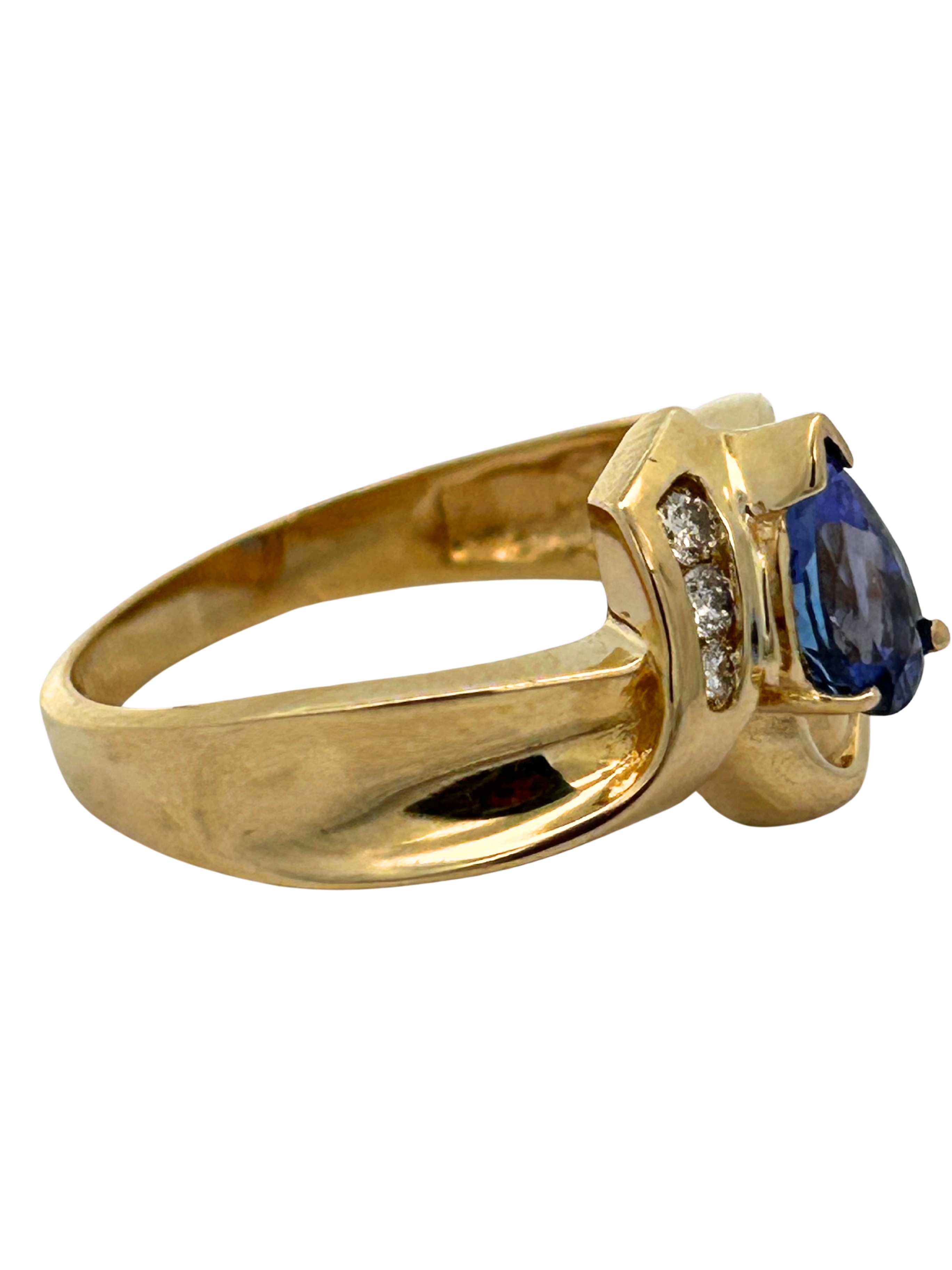 14K Tanzanite & Diamond Ring