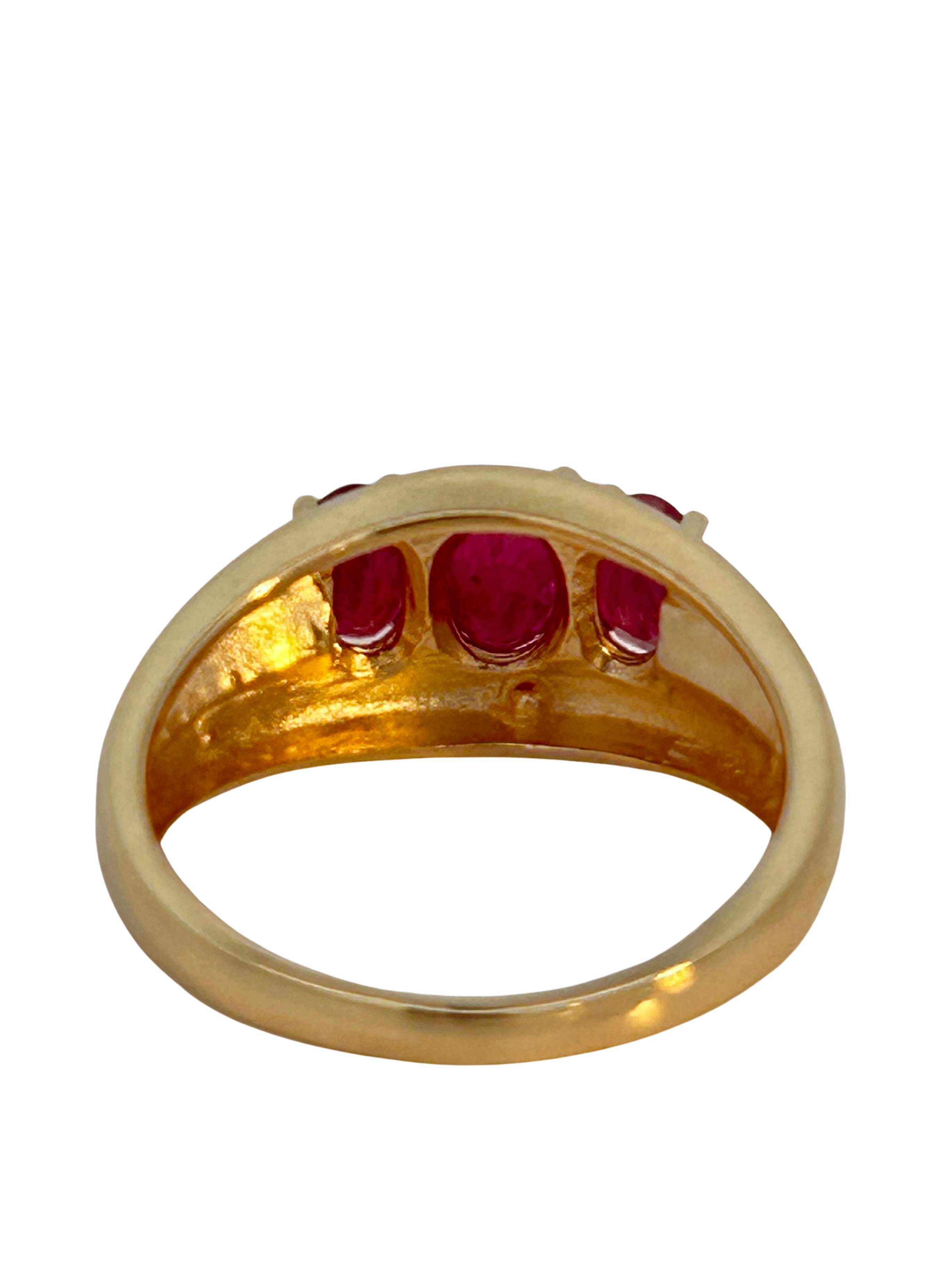 Past Present Future Ruby Ring