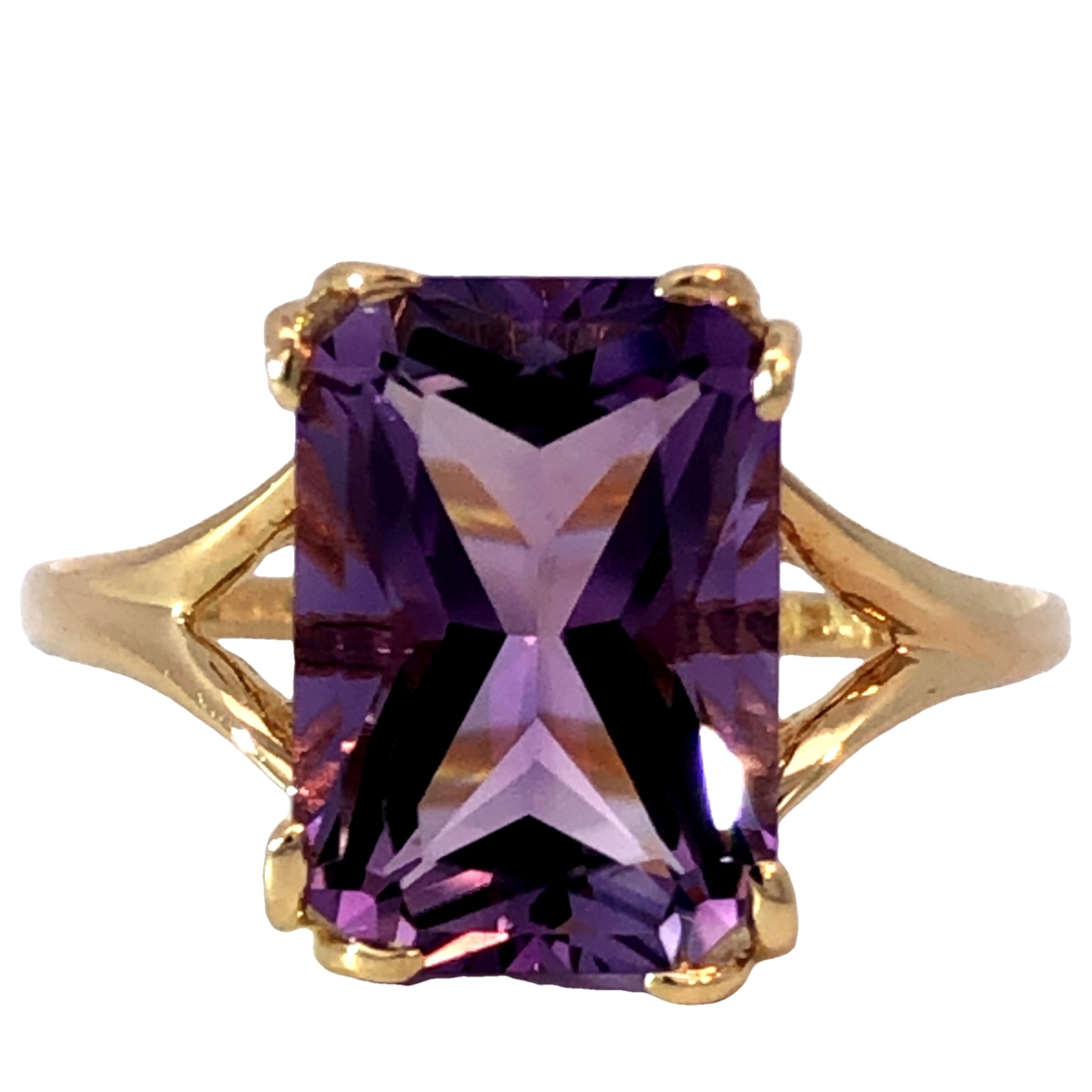 4.5 Cart Amethyst Ring