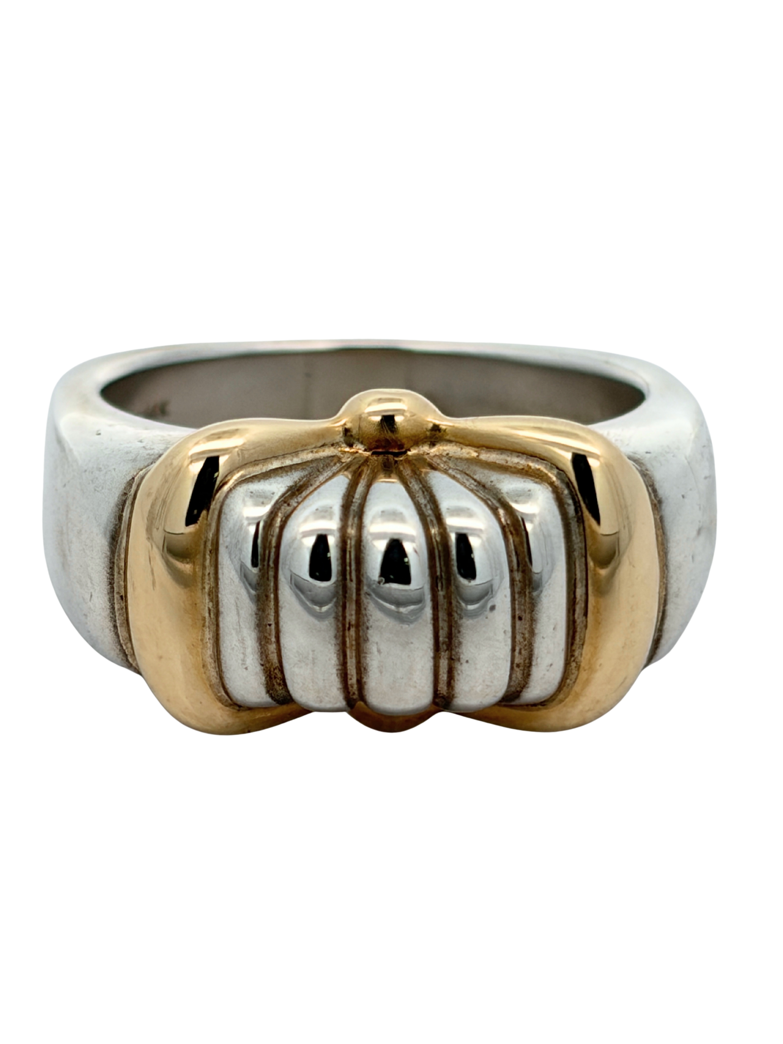 Two Tone Shrimp Fan Ring