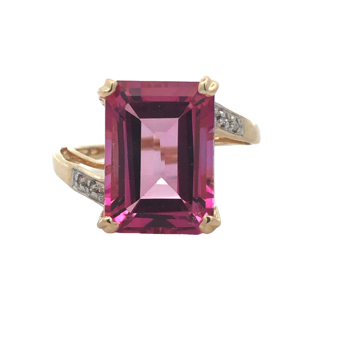 Pink Topaz Ring