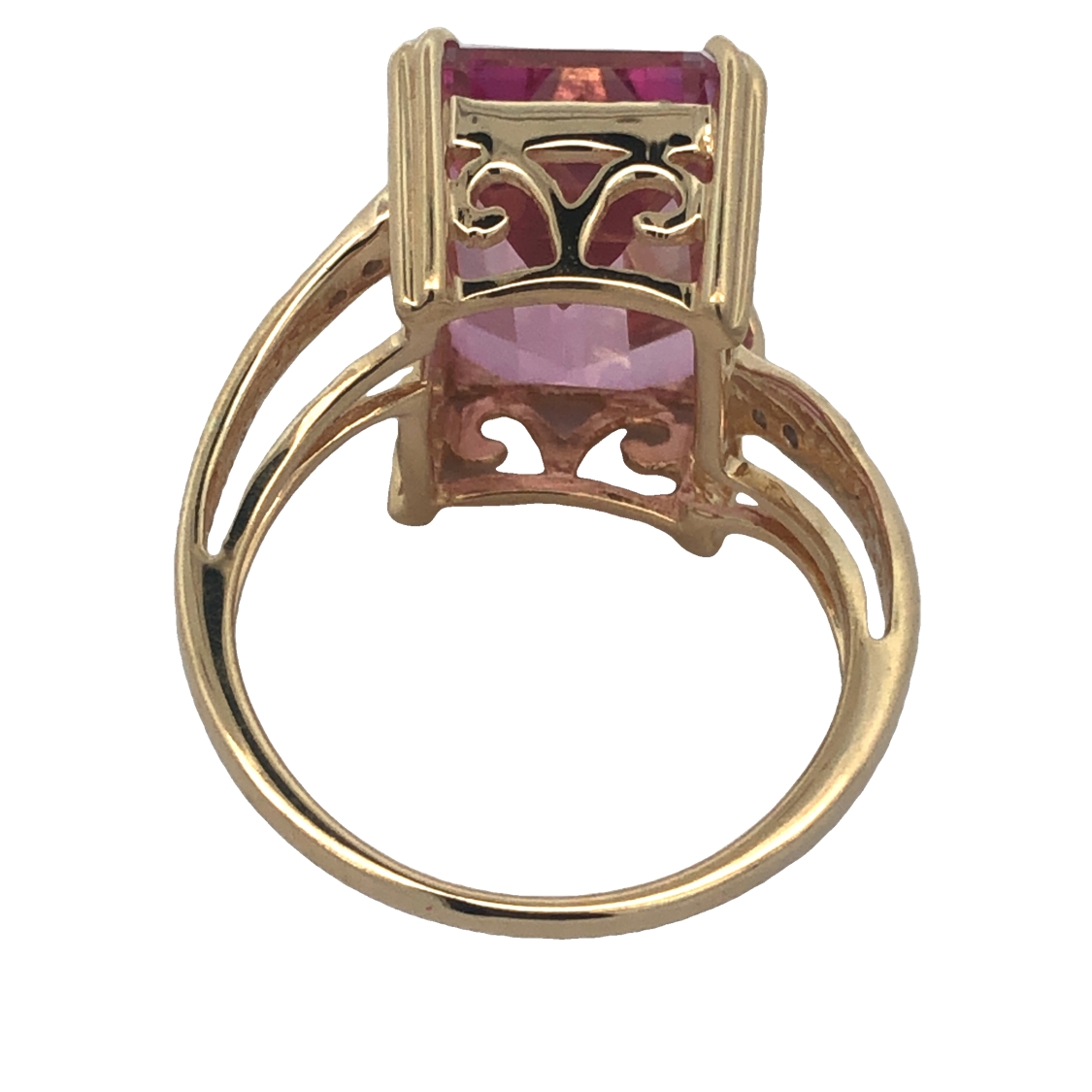 Pink Topaz Ring