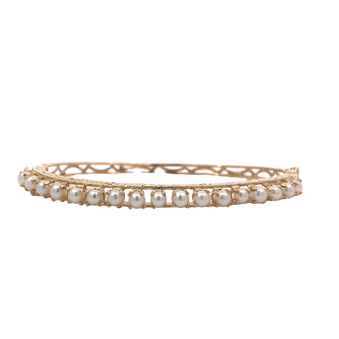 Pearl Bangle Bracelet