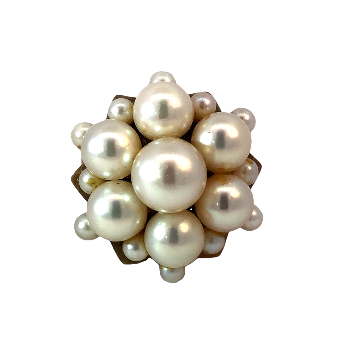 Pearl Cluster Ring