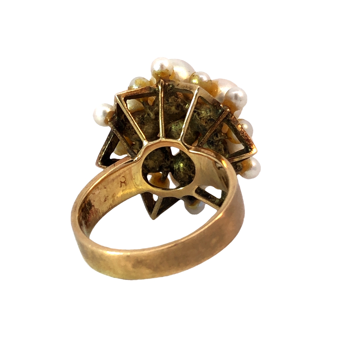 Pearl Cluster Ring