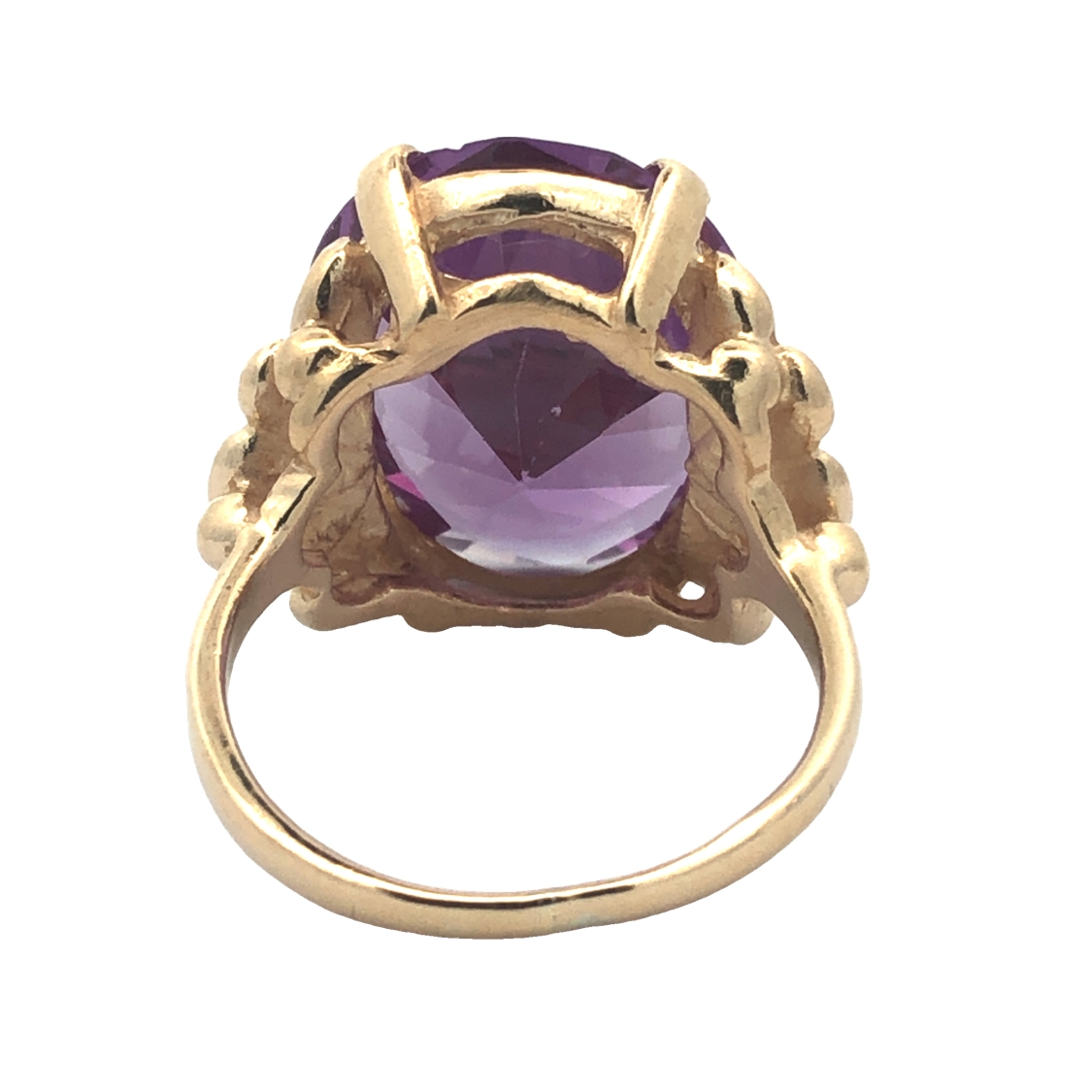 Synthetic Alexandrite Ring