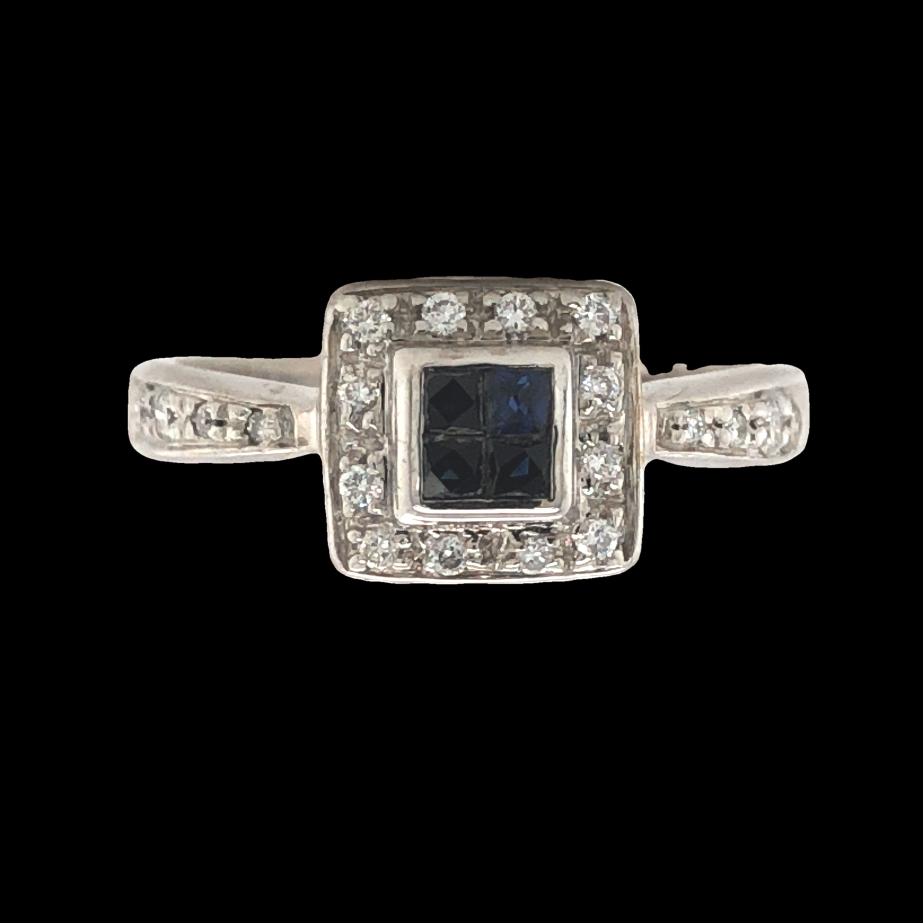 Diamond and Sapphire Ring