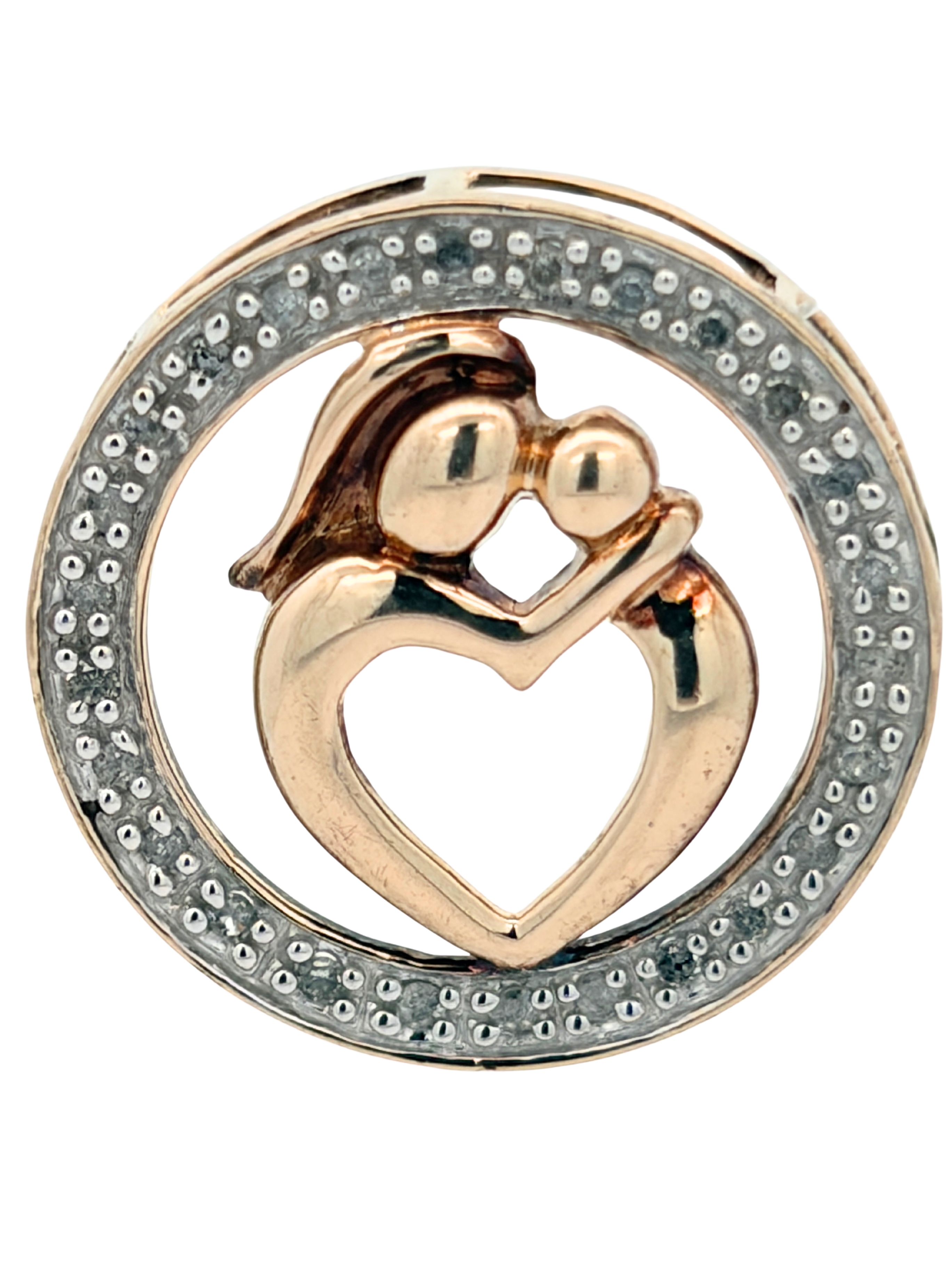 Mother & Child Diamond Pendant