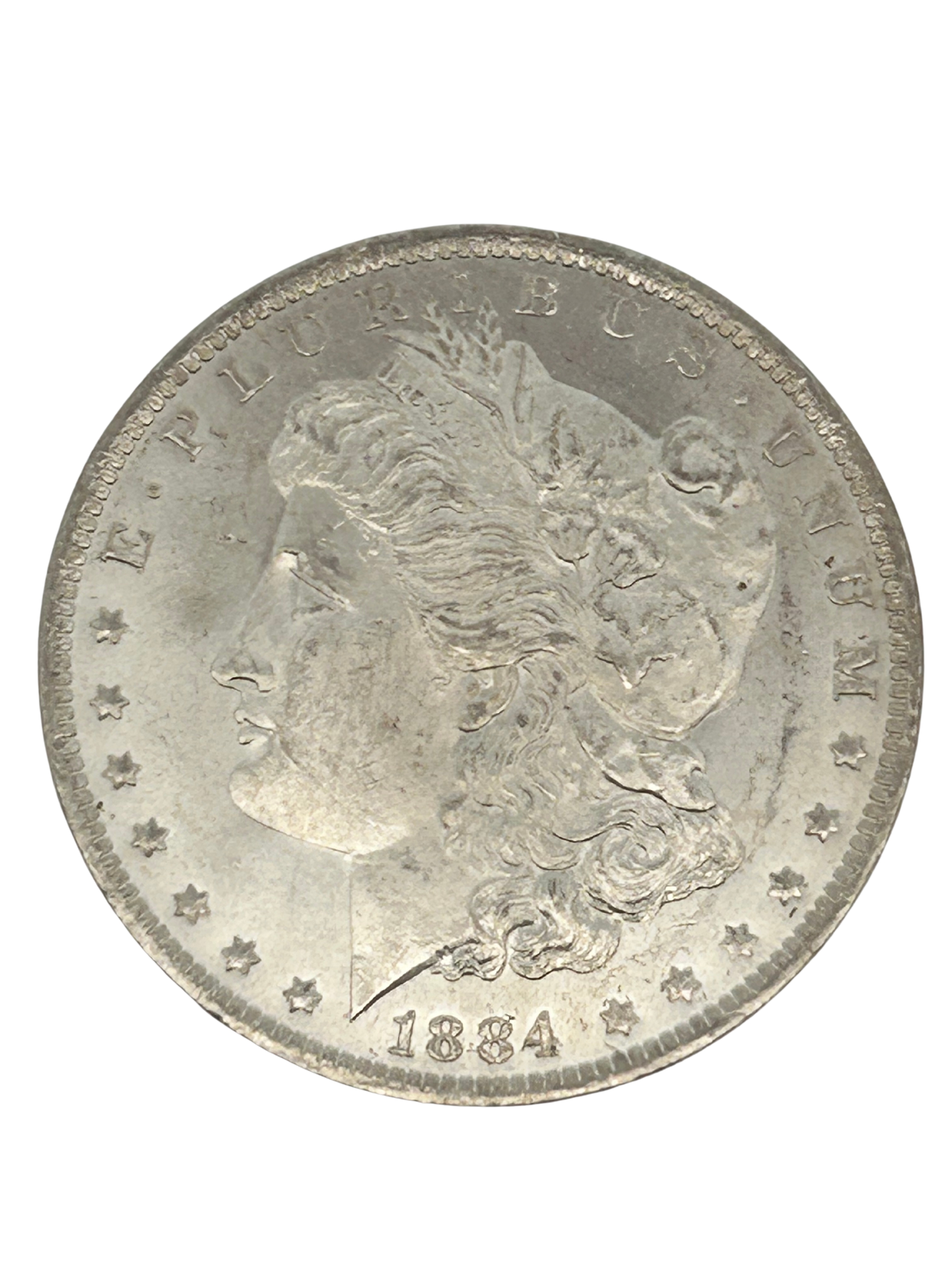 1884 O Morgan Silver Dollar BU