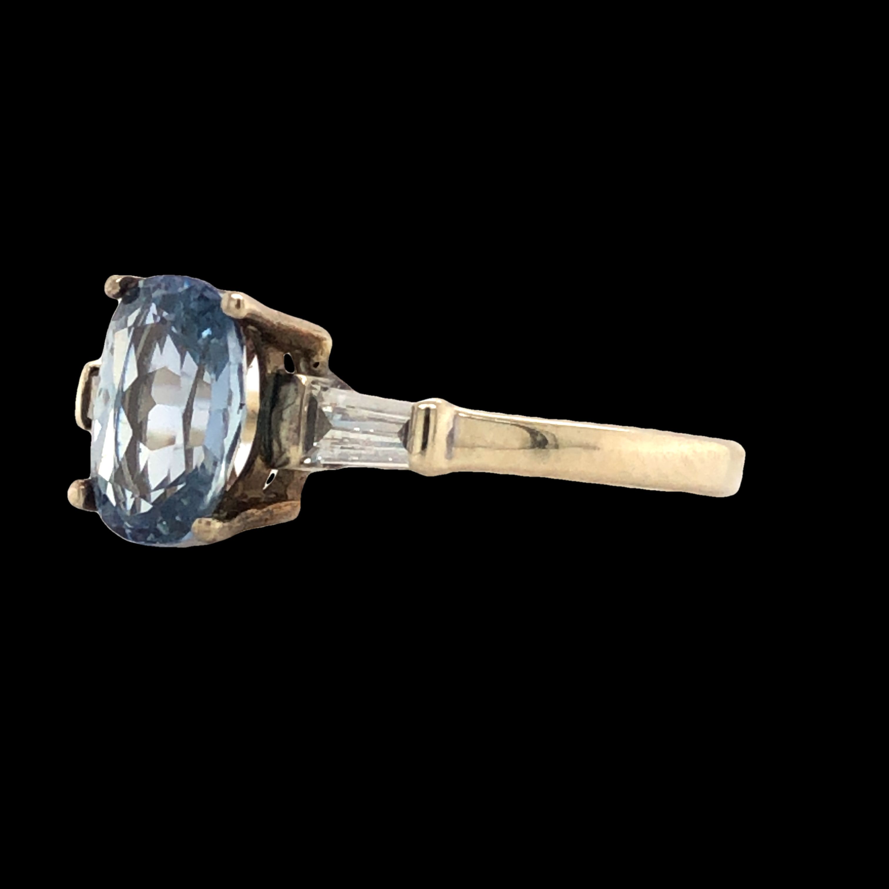 Sapphire and Diamond Ring