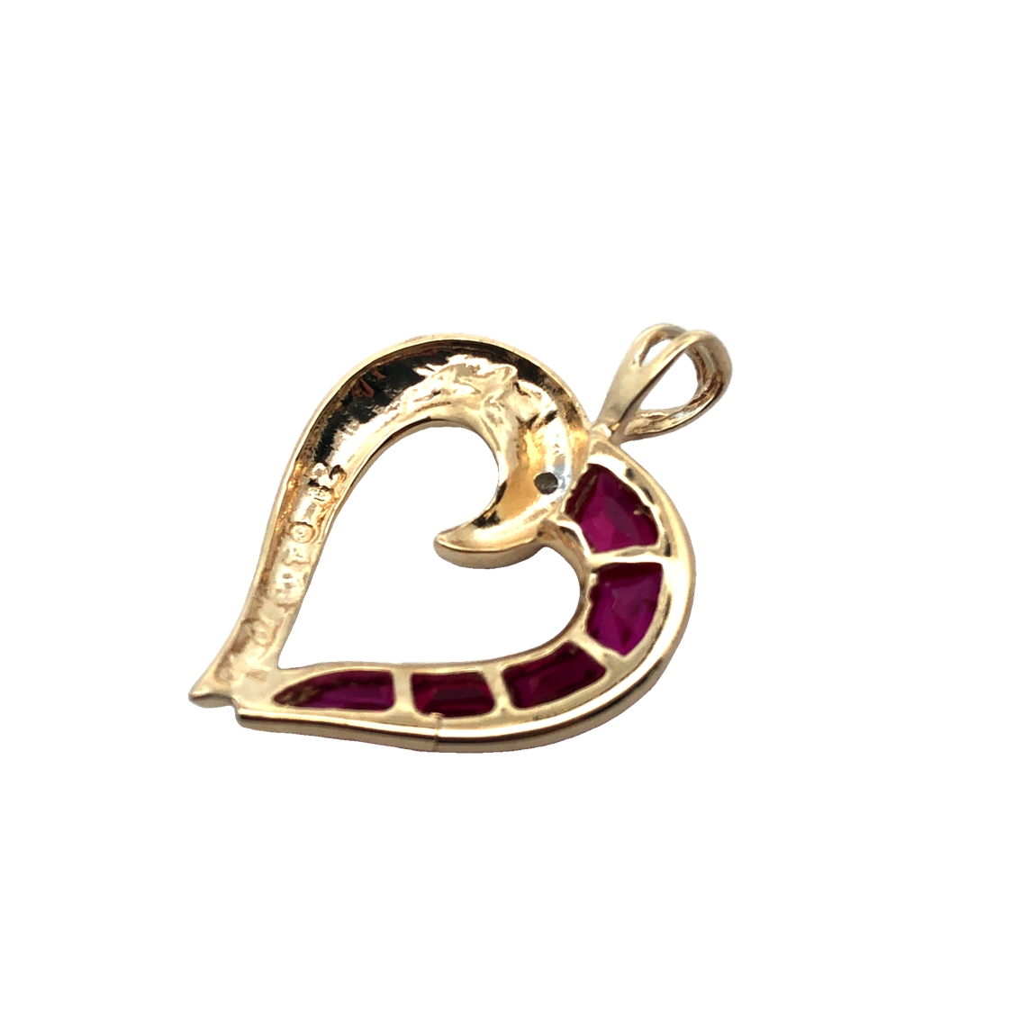 Ruby Heart Pendant