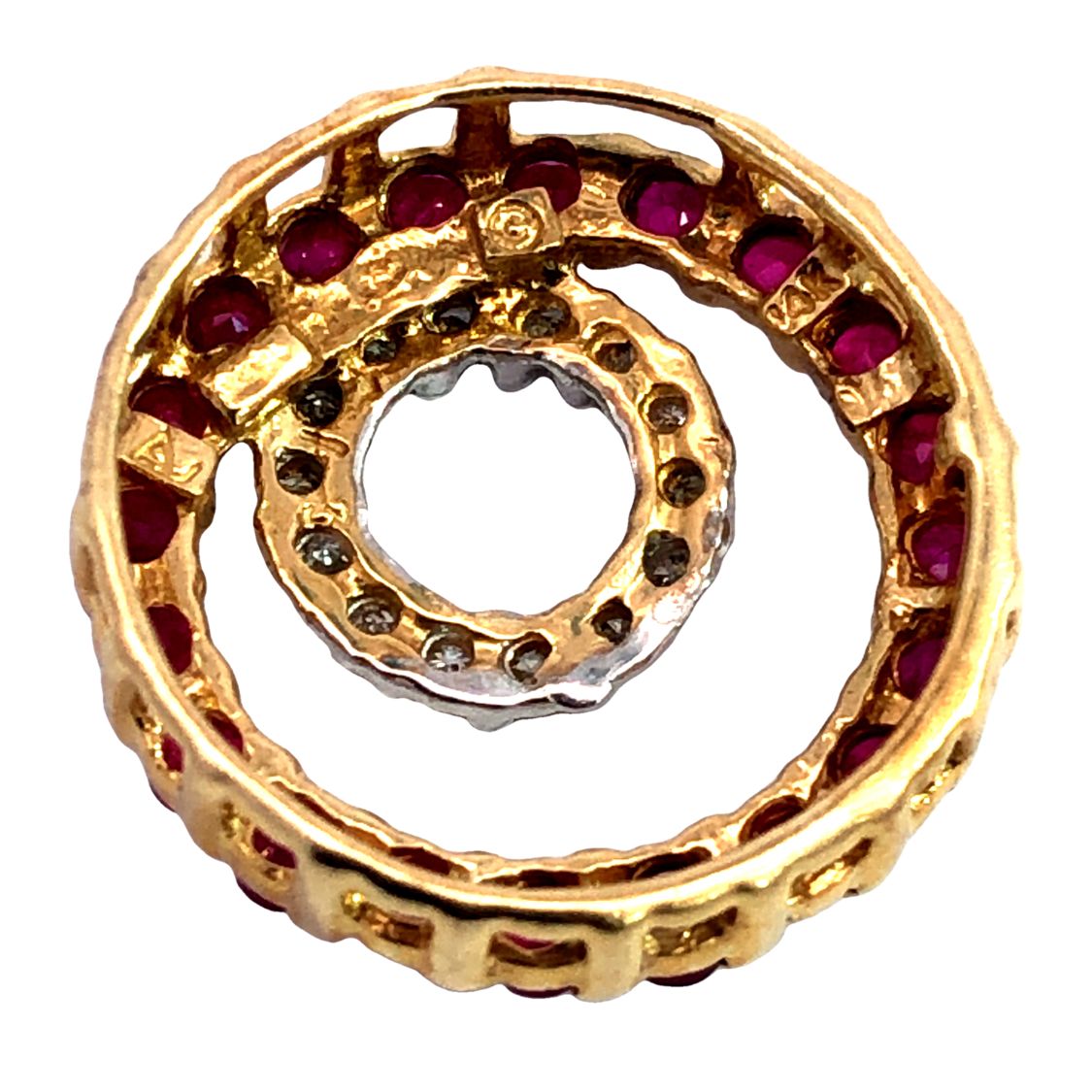 Ruby and Diamond Pendant