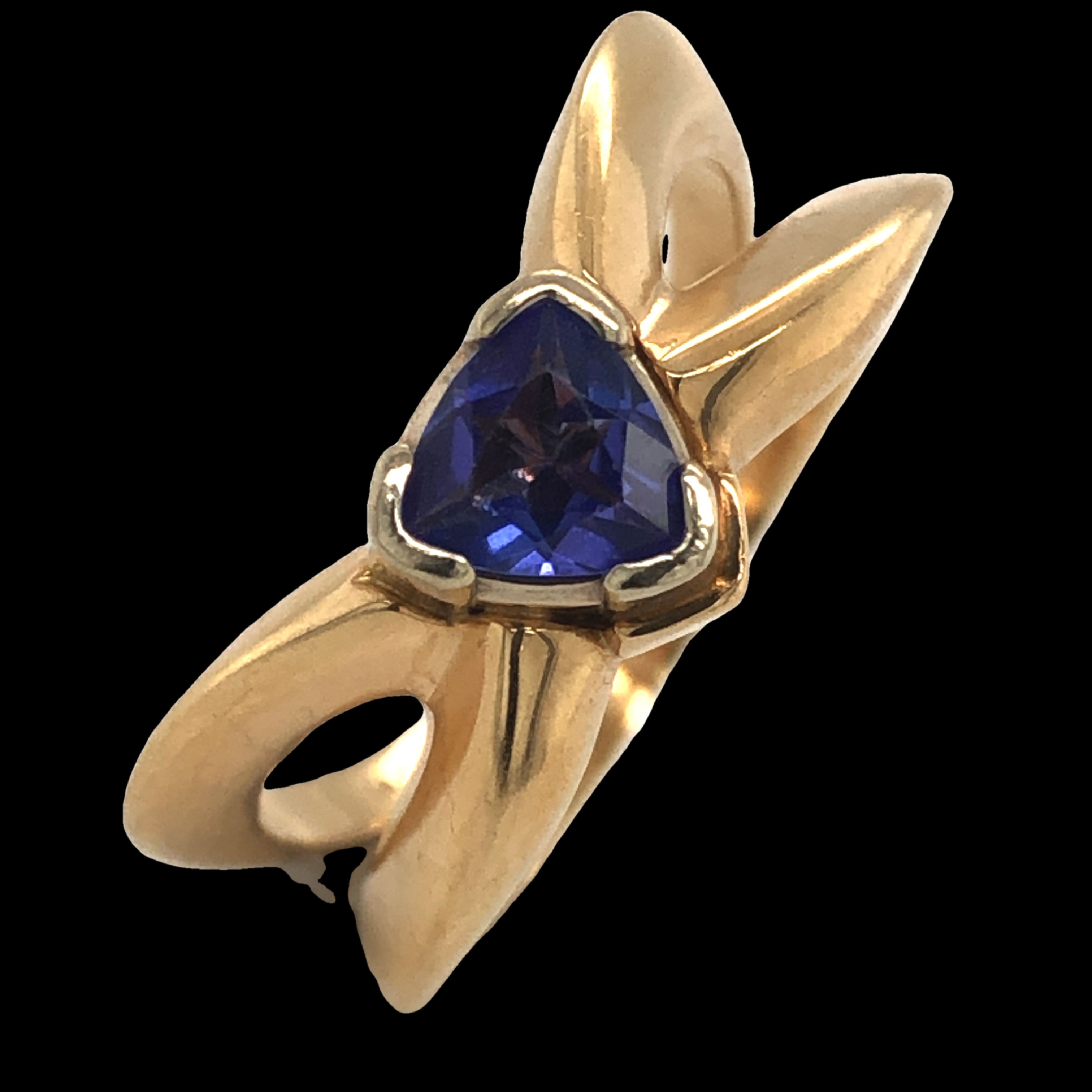 Modern Style Tanzanite Ring