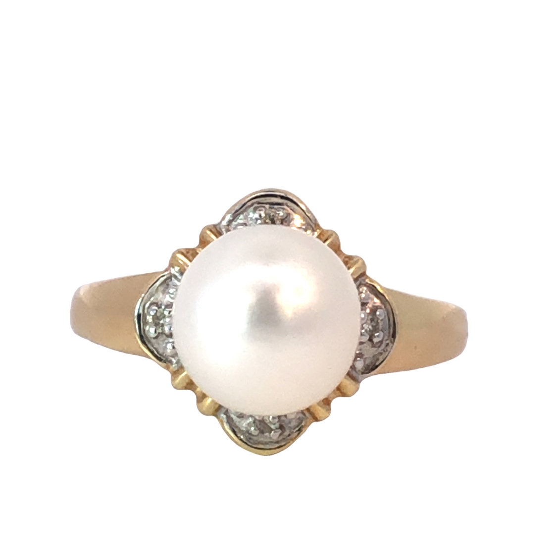 Pearl and Diamond Ring