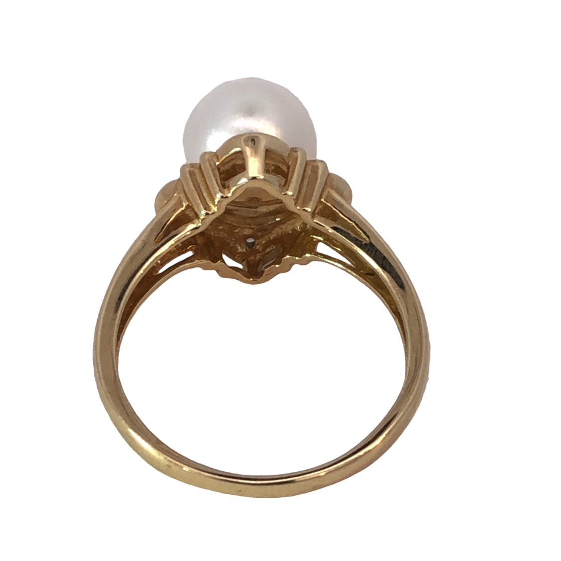 Pearl and Diamond Ring
