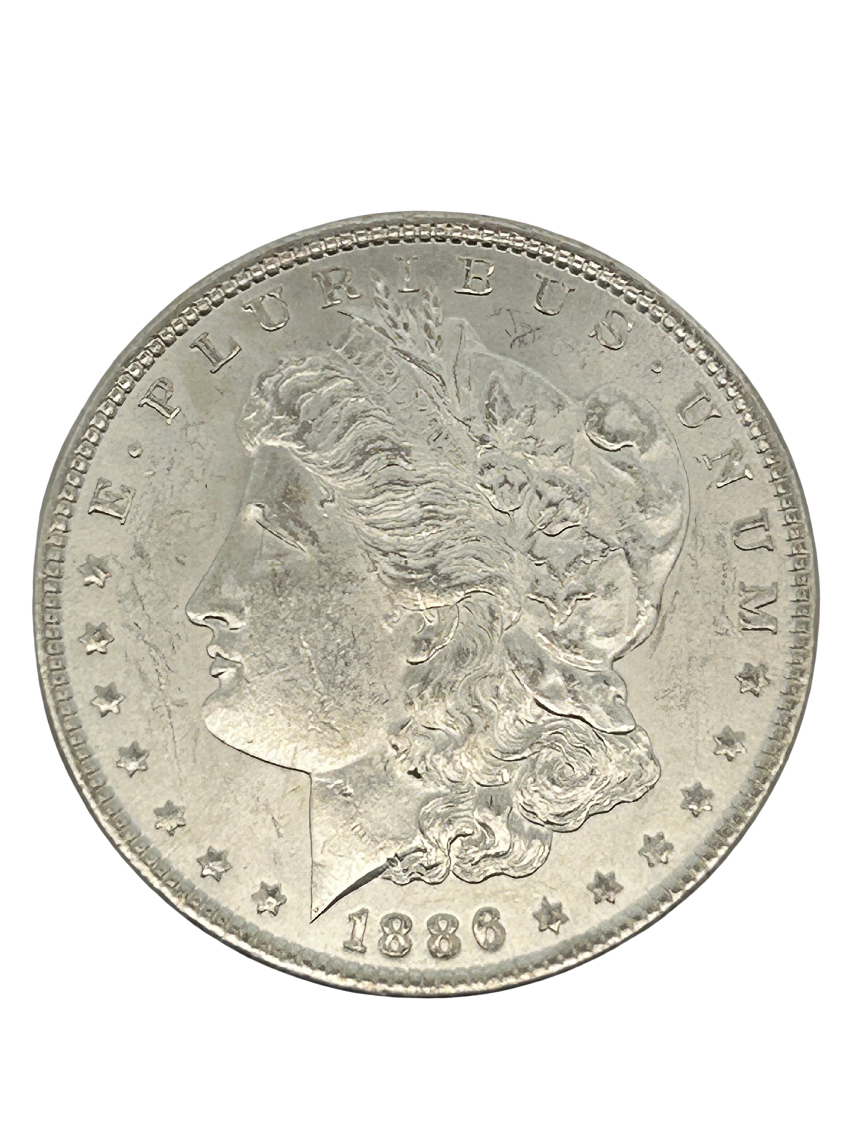 1886 Morgan Silver Dollar BU