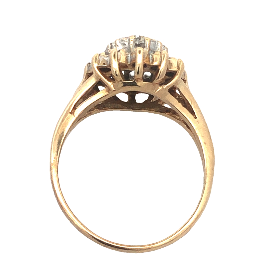 Diamond Cluster Ring
