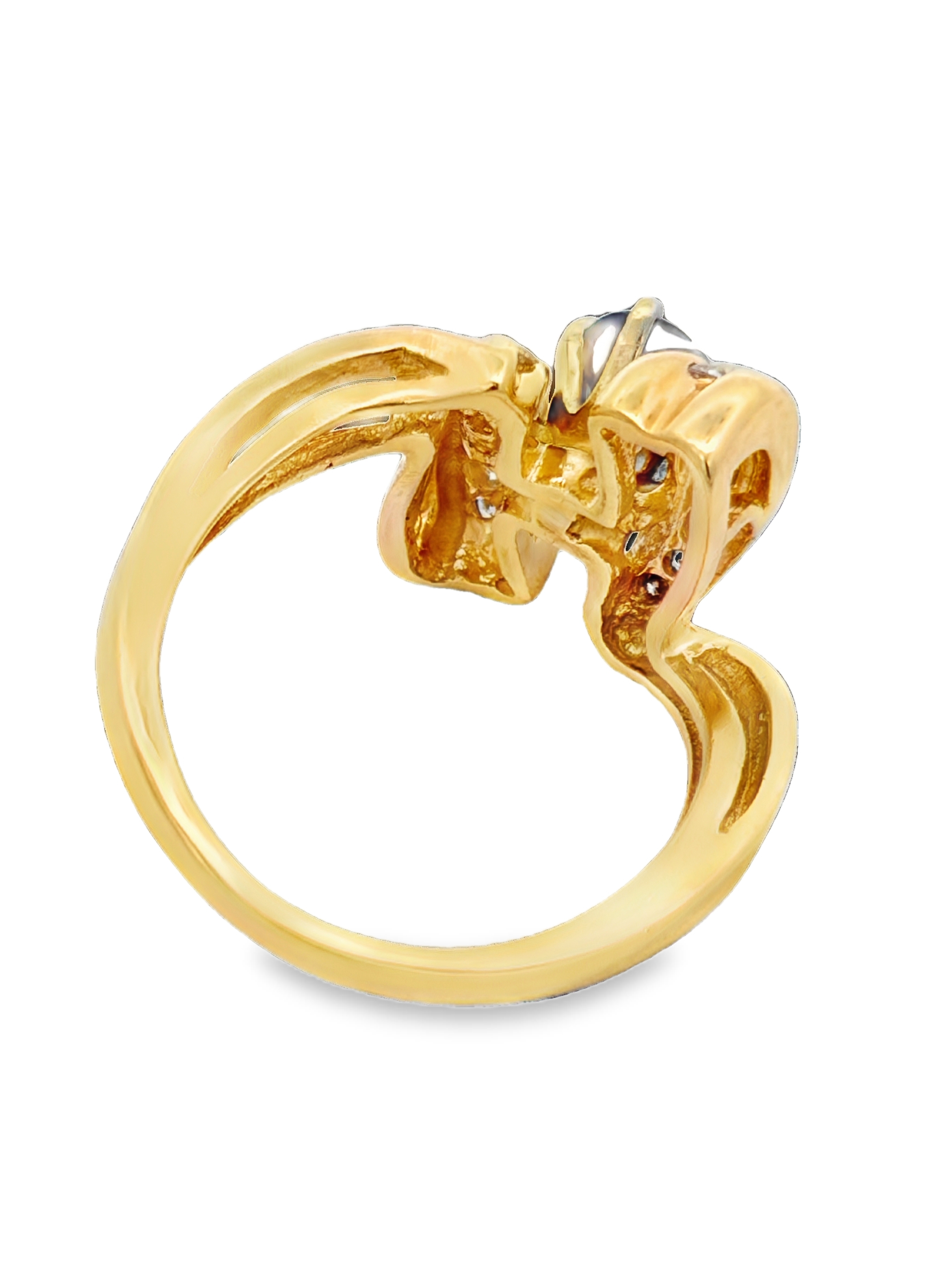 14K Sapphire & Diamond Ring