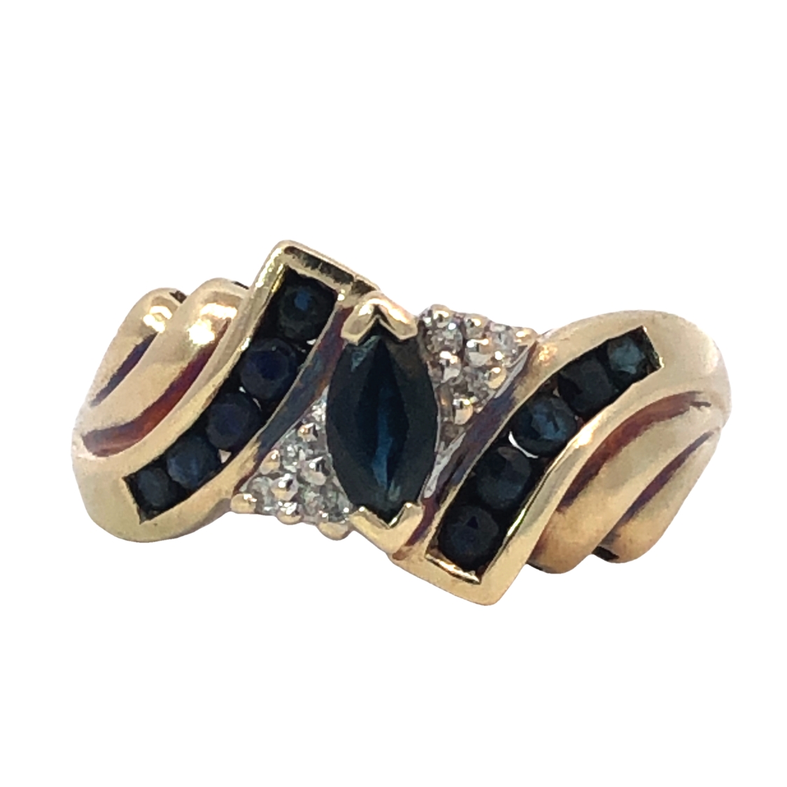 Sapphire and Diamond Ring