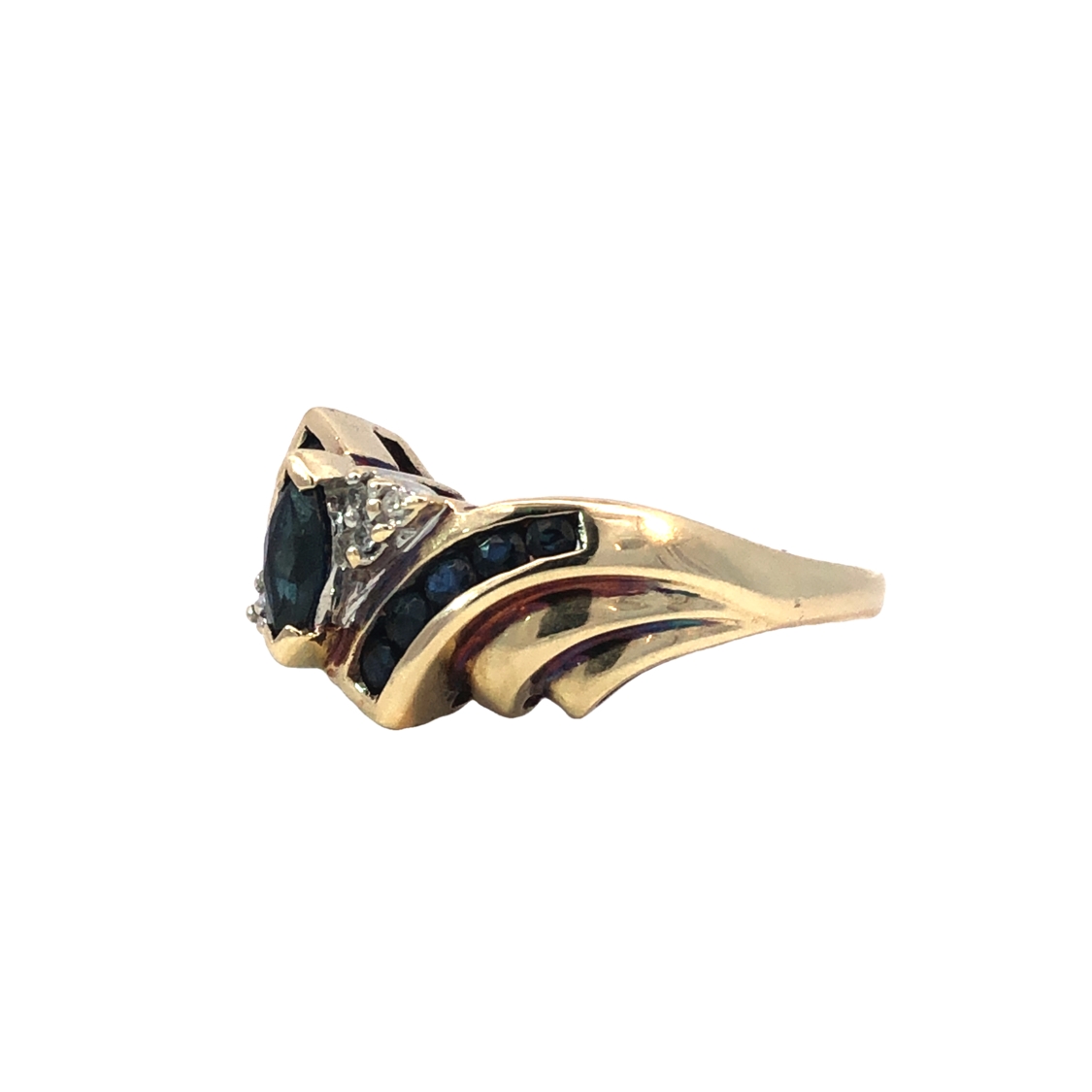 Sapphire and Diamond Ring