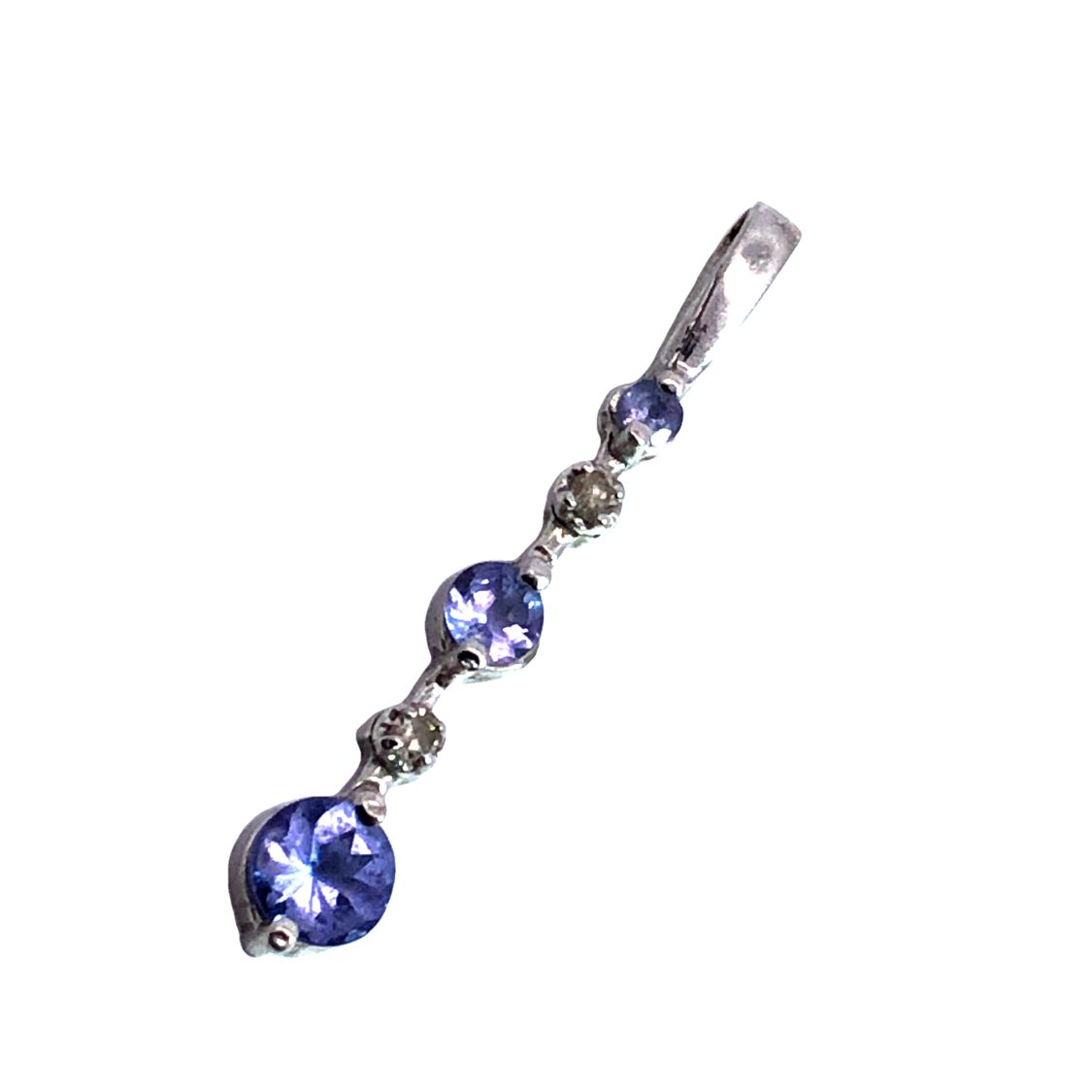 Tanzanite and Diamond Pendant