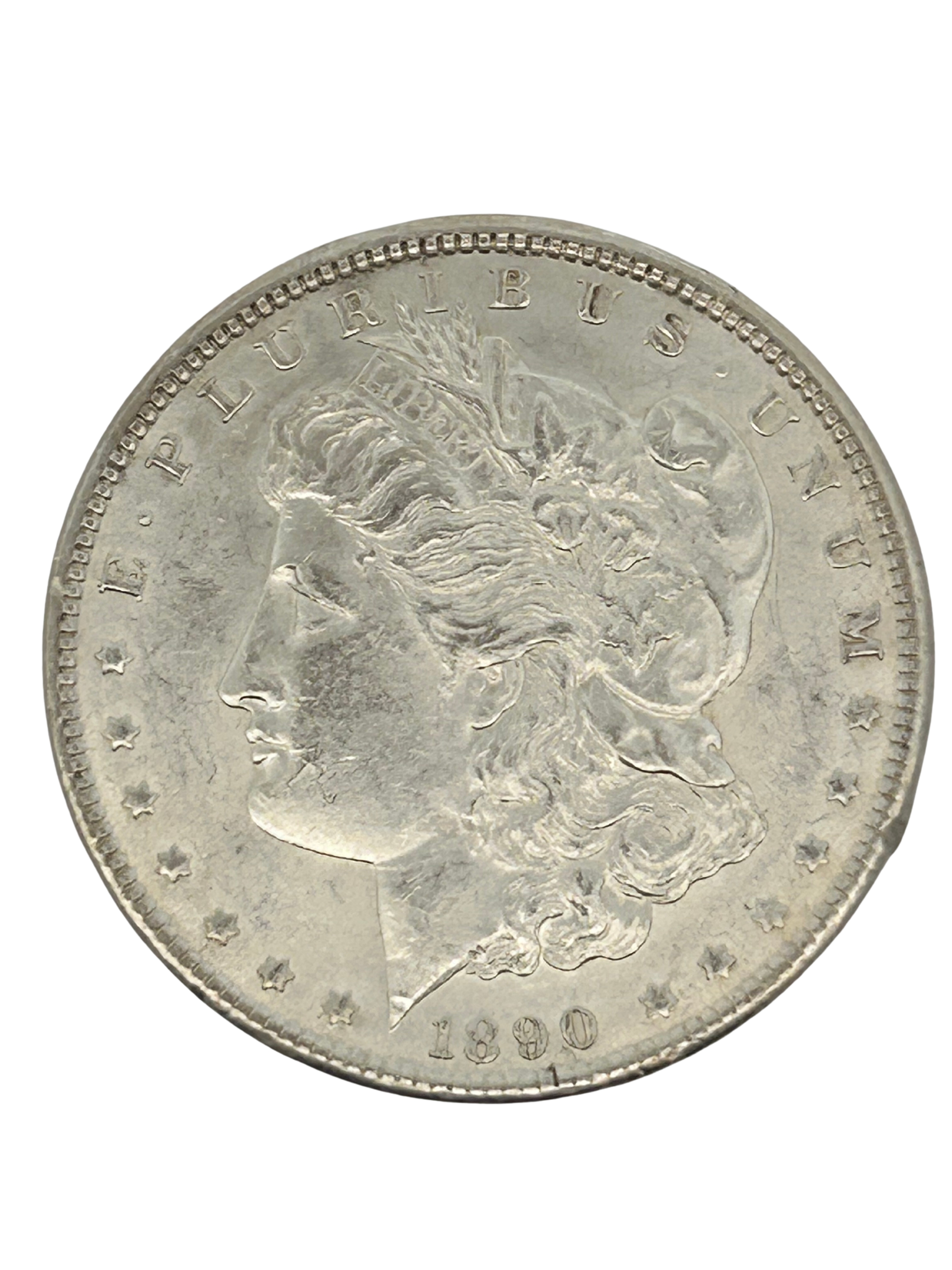 1890 Morgan Silver Dollar BU