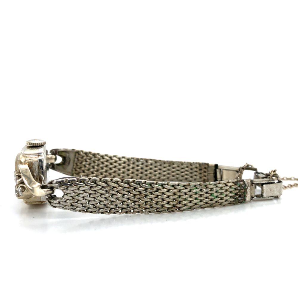 Antique Lady Elgin Diamond Watch