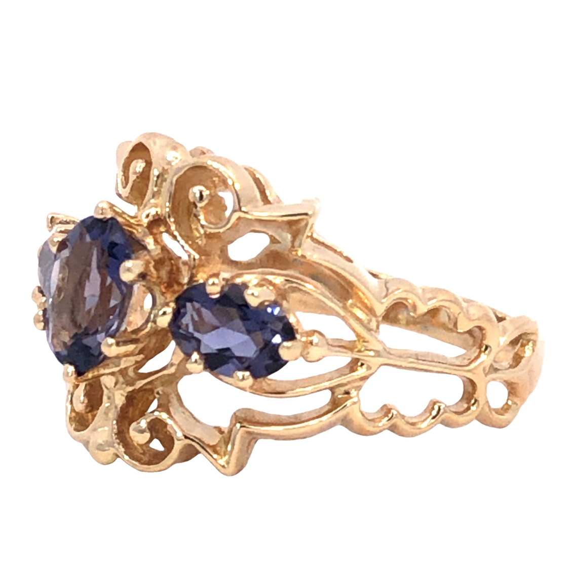 Filigree Amethyst Ring