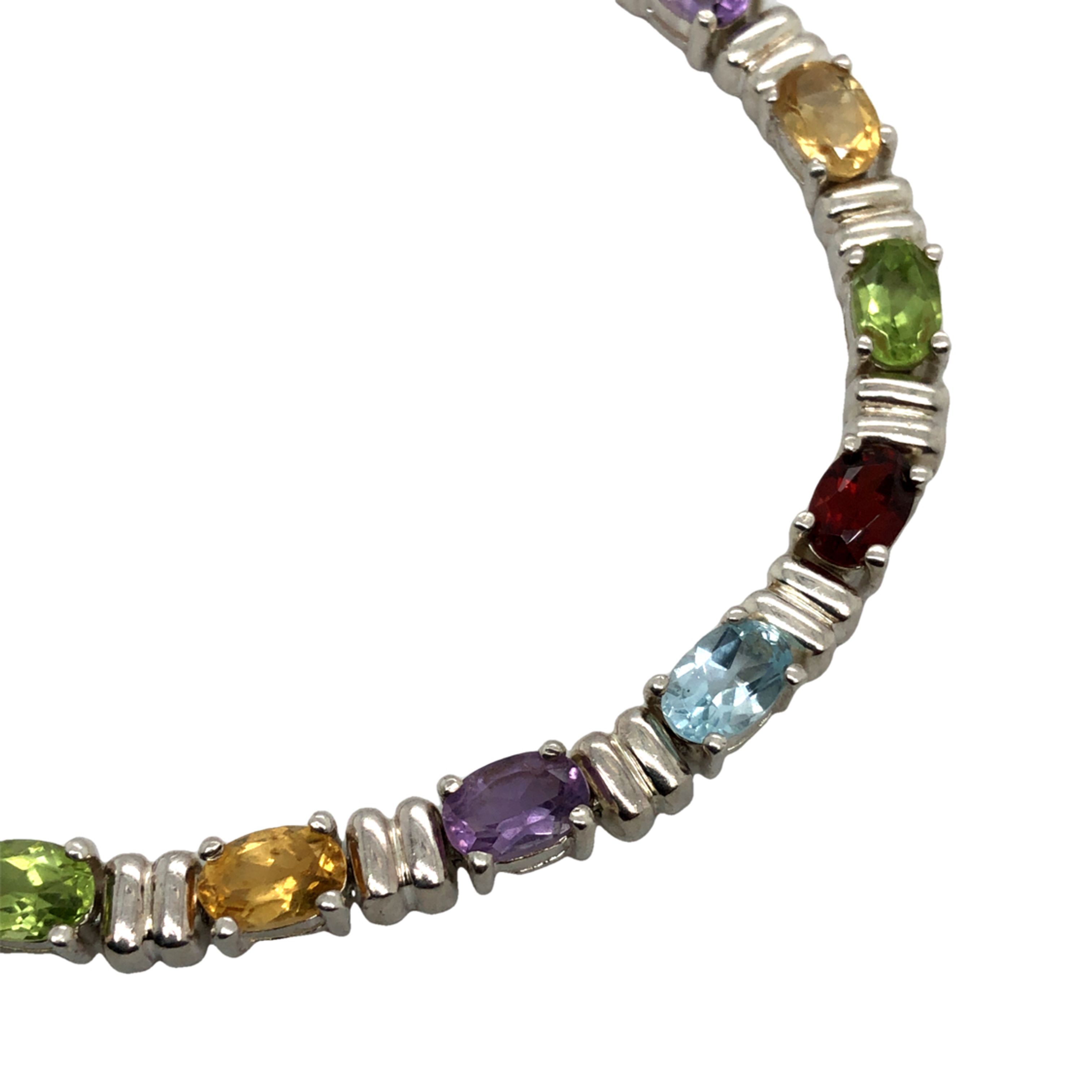Multi Color Gemstone Bracelet