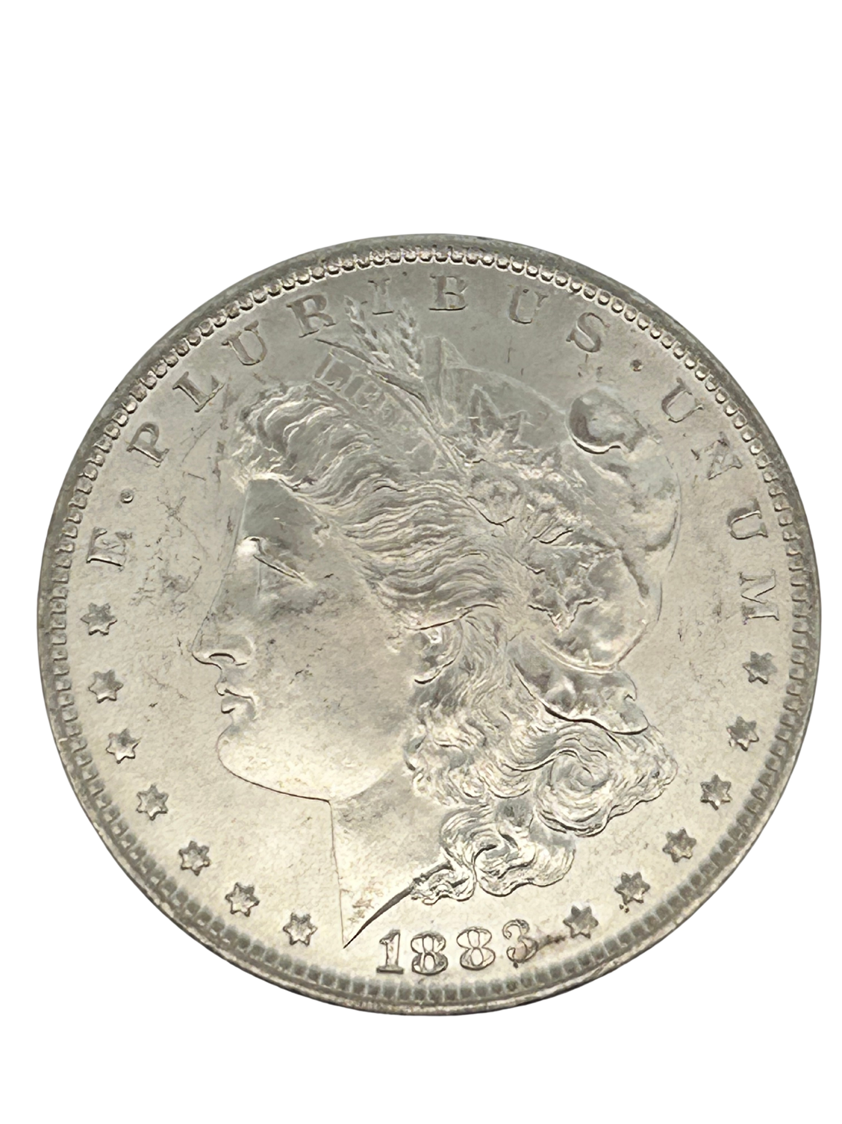 1883 O Morgan Silver Dollar BU