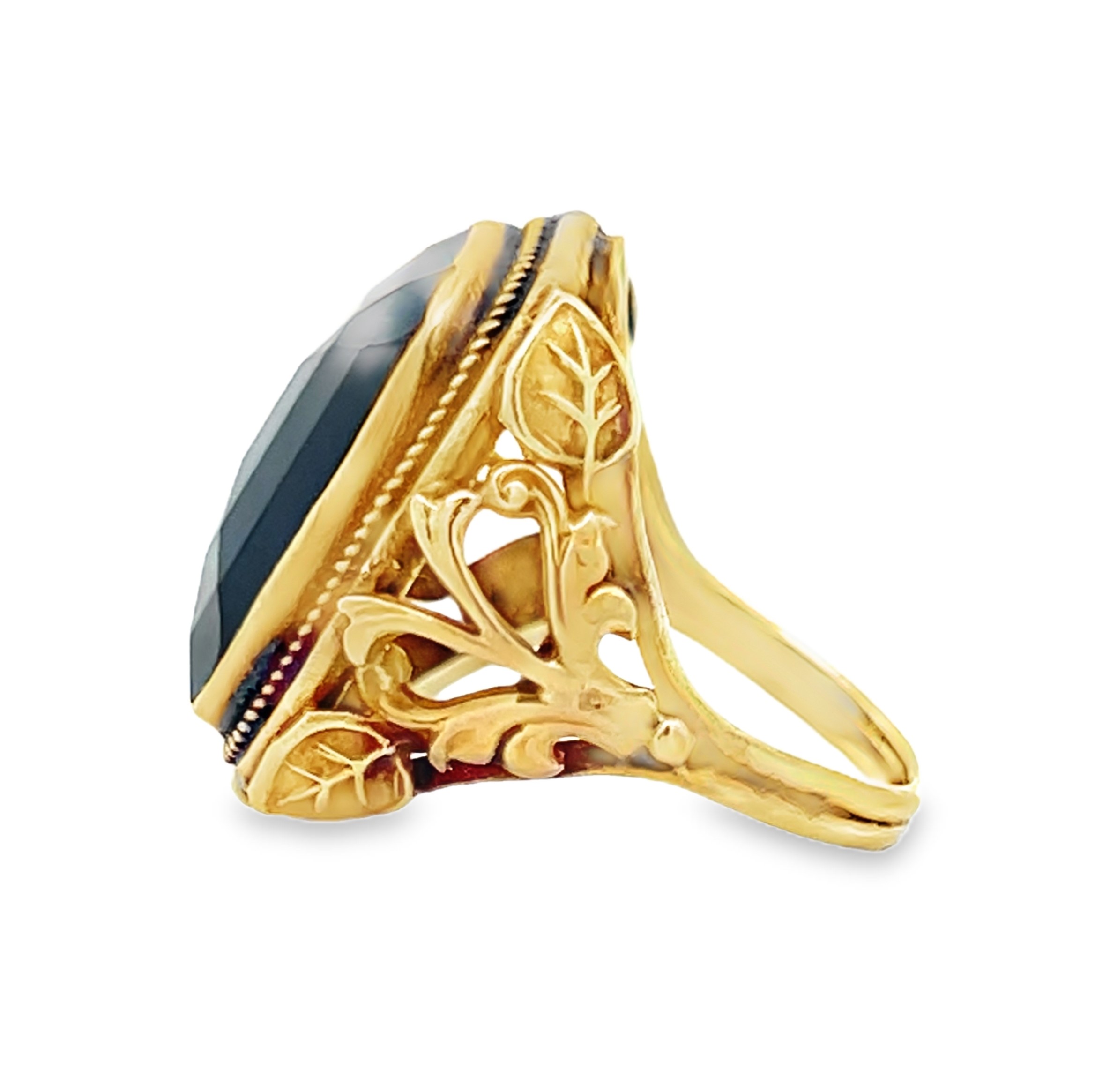 Early 20th Century 14K 8.75 Carat Sapphire Ring