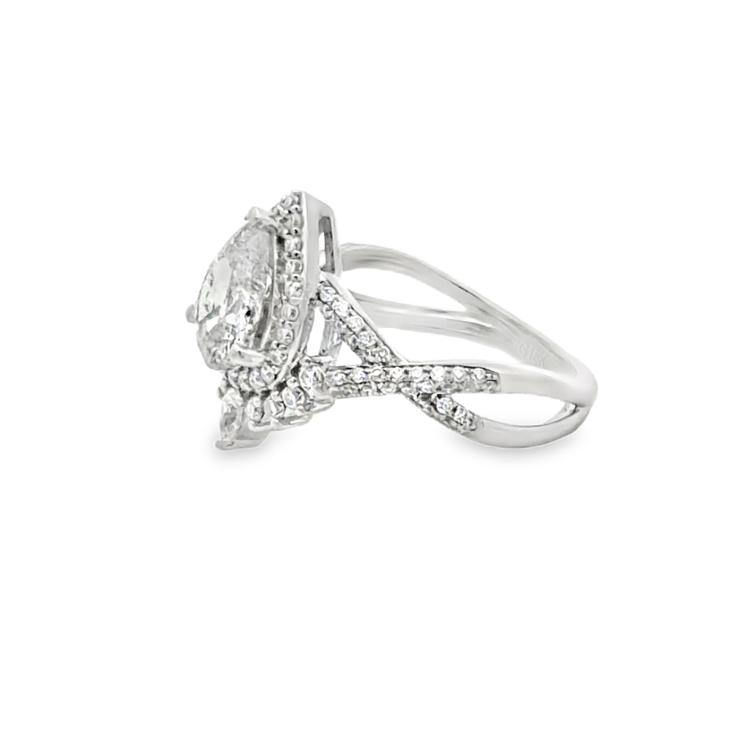 Natural Diamond & Moissanite Wedding Set