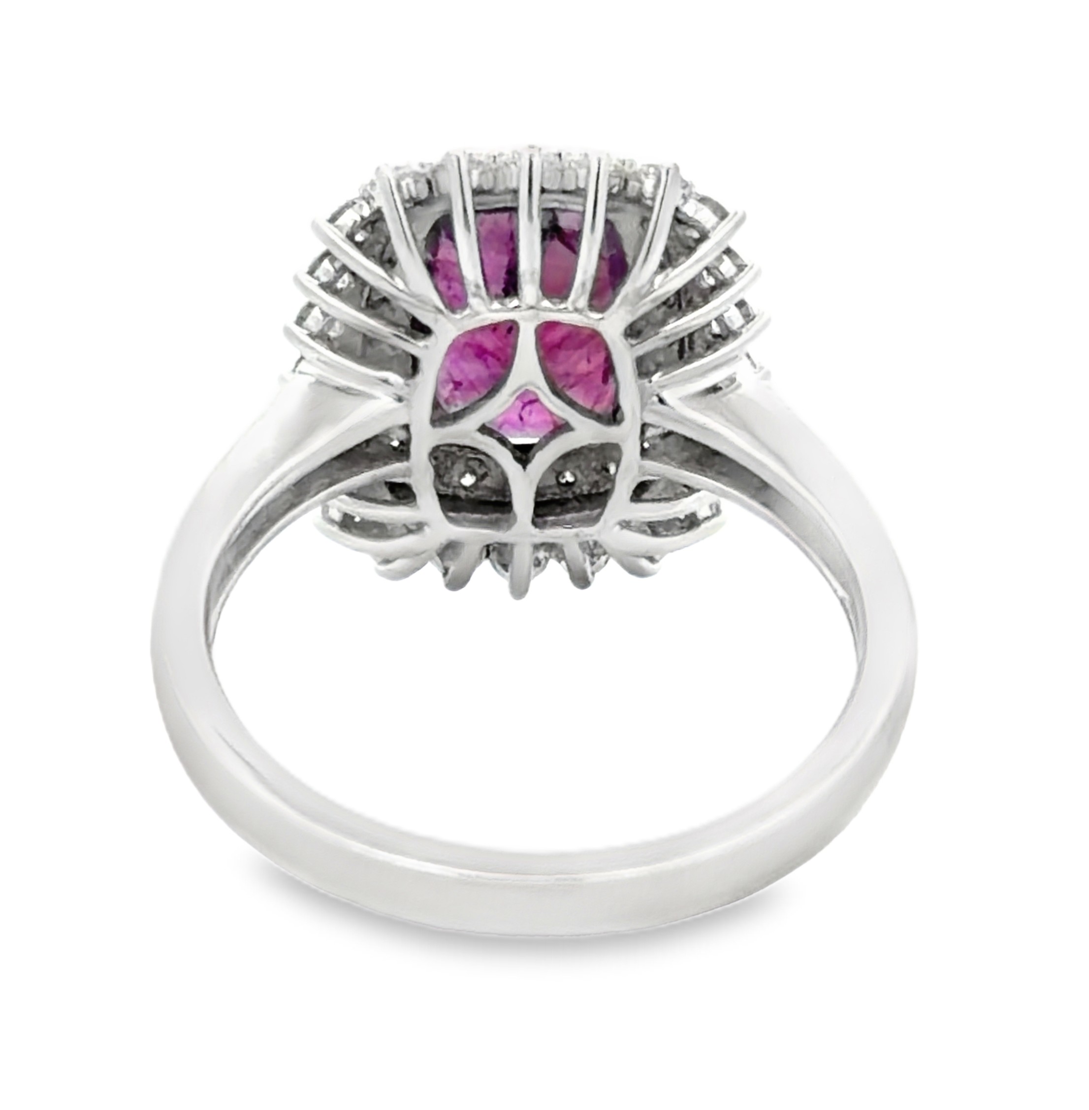 Otto Gottlieb GIA Certified No Heat Kashmir Sapphire & Natural Diamond Ring