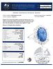 GIA Certified Sapphire & Diamond Cocktail Ring in Platinum. E7863/30-EYMY 
A striking blue oval Image - 6