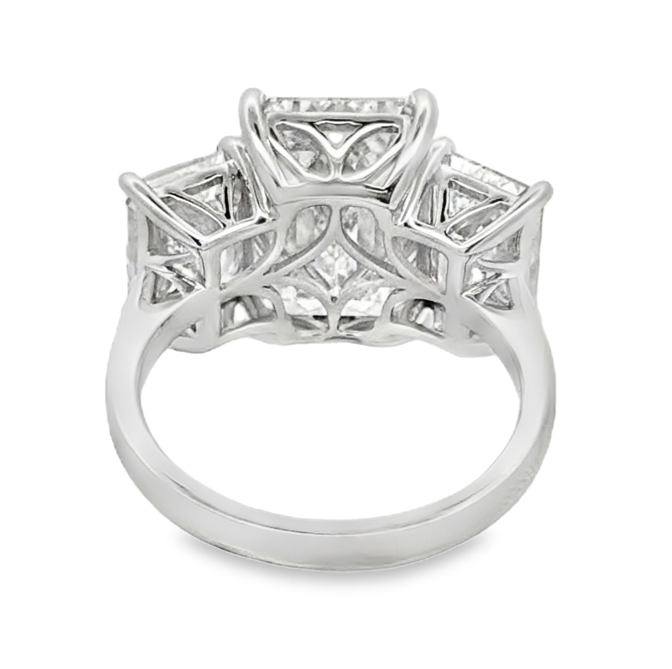 IGI Certified Oscar Friedman Three-Stone Lab Grown Diamond Ring