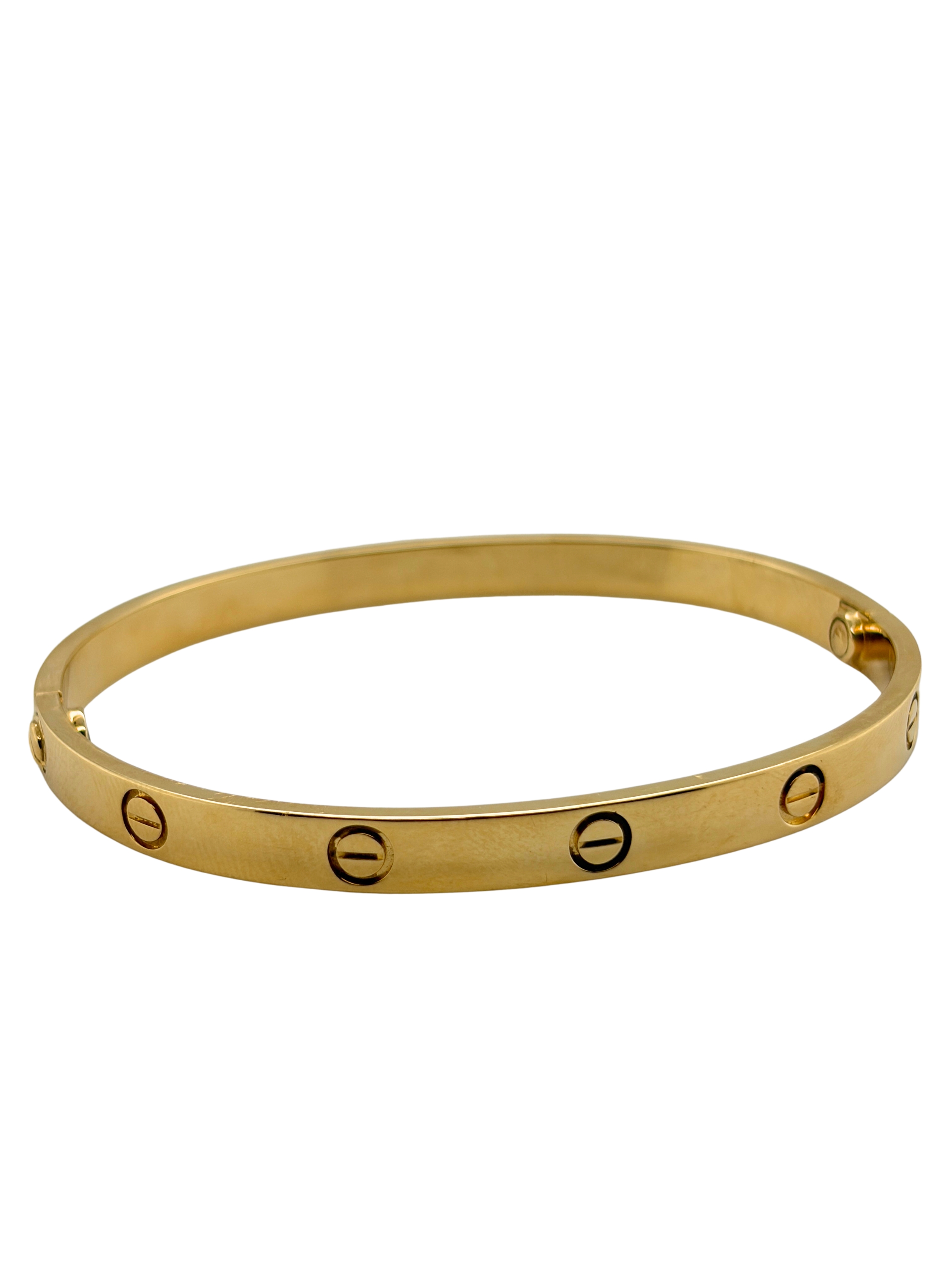 Cartier 18K Yellow Gold Love Bracelet